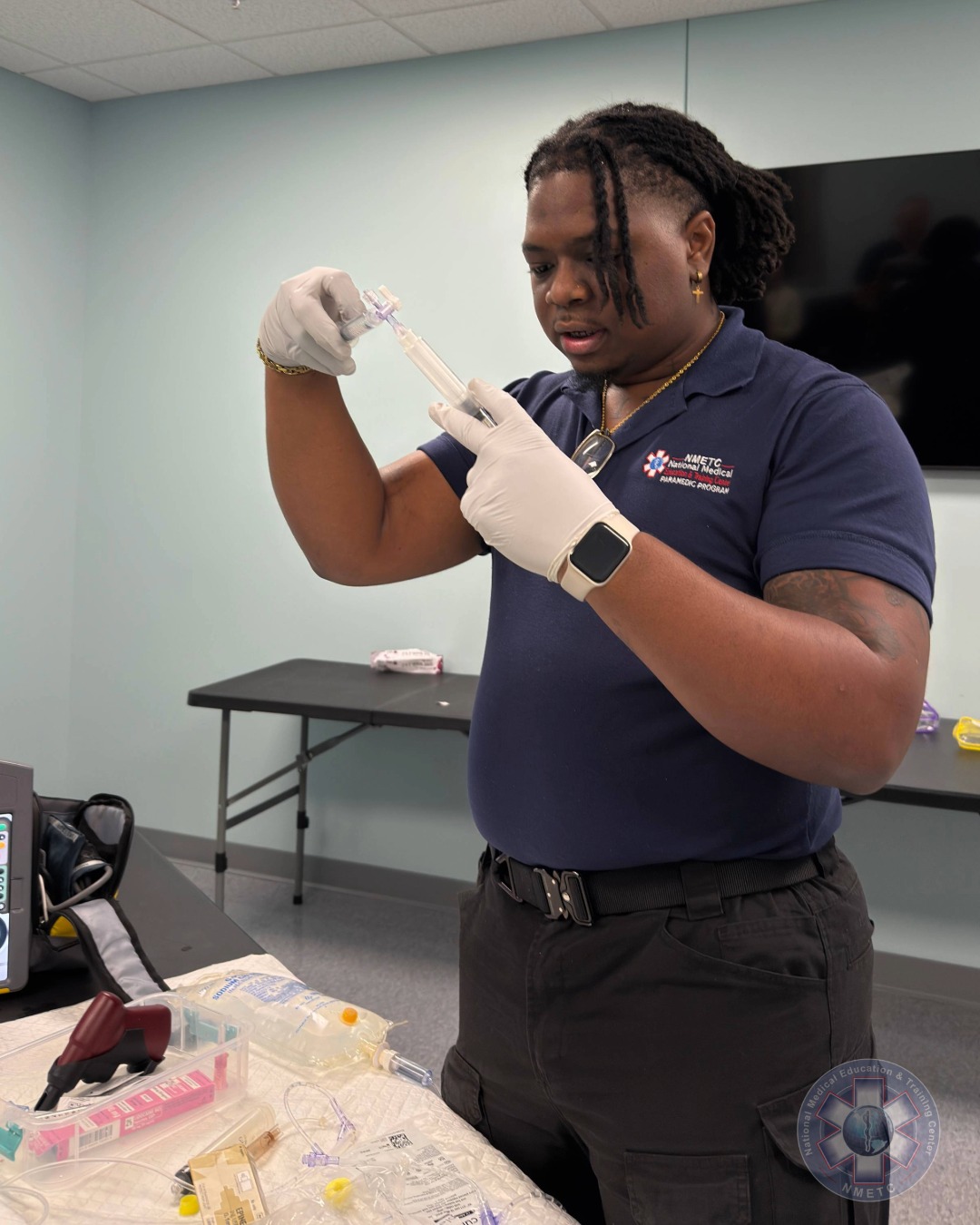 From the classroom to the field. Our simulation lab provides a realistic environment for practicing vital skills, such as medication administration. This hands-on experience builds the confidence needed to provide the best patient care.
#NMETC #firstresponders #EMS #emergencymedicalservices