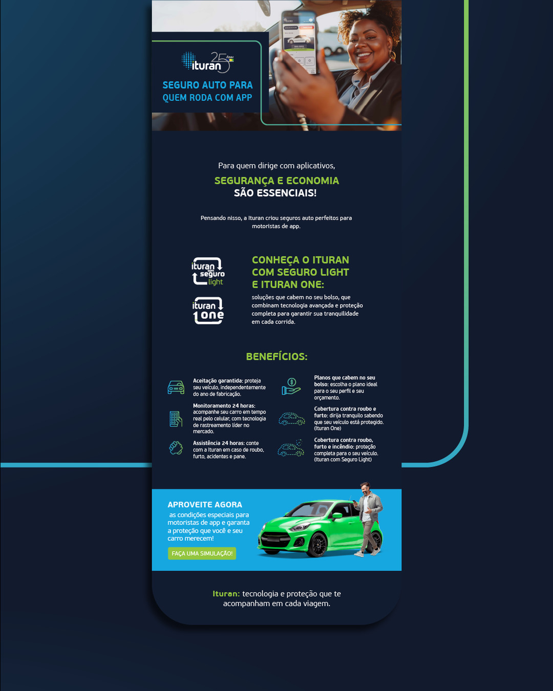 O e-mail marketing é um canal estratégico para gerar impacto direto no público-alvo.
Para a Ituran, desenvolvemos disparos temáticos, segmentados e planejados estrategicamente, que fortalecem a comunicação da marca com clientes e corretores.
Cada envio é pensado para comunicar com clareza, valorizar o produto e conduzir o leitor à ação.
Mais do que informar, buscamos atender ao objetivo de cada campanha: apresentar produtos, destacar benefícios, orientar corretores ou impulsionar vendas.
Quer transformar seus e-mails em campanhas de alta performance? Fale com a Eólica!
#Eólica #Branding #EmailMarketing #ComunicaçãoEstratégica #DesignDigital #MídiaPaga #MarketingDePerformance #CampanhasDigitais