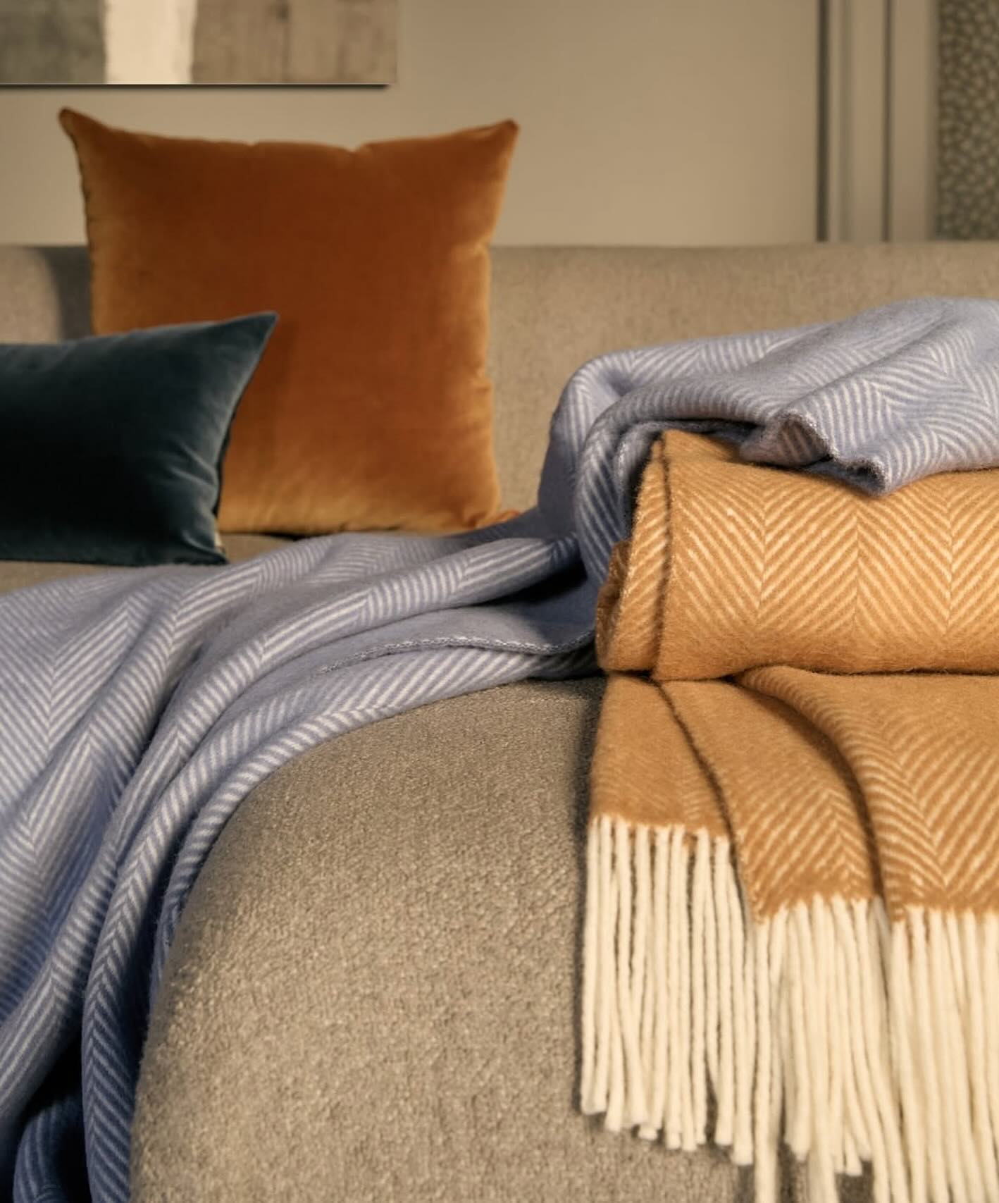 Creati per scaldare, pensati per durare.#lanerossi #play #coperte #ilgialdostorico