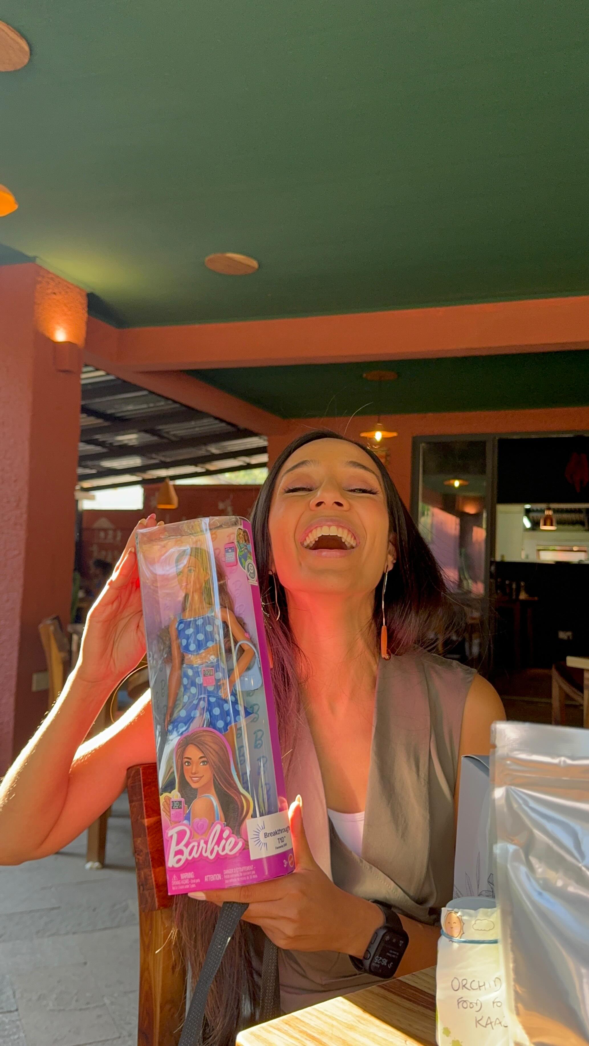 When I was little, I knew I was different, but I didn’t have the words, or the world, to show me I wasn’t alone.
I never saw a Barbie like me. I never saw a cartoon character checking her blood sugar. I never saw anyone who made diabetes look normal.
So I grew up quietly carrying something invisible, thinking I was the only one. And that kind of isolation leaves marks that only empathy can soften.
That’s why I started @diabetes.by.kc : to build what I wish existed when I was younger: a space where everyone feels included, represented, and proud of who they are.
When my brother @acvaghela gifted me this Type 1 Diabetes @barbie from @breakthrought1d and @mattel, it reminded me how powerful representation truly is.
When children see themselves reflected, in a toy (like my little Jebby character), a storybook, or a TV show, they don’t just feel seen; they start to believe they can do anything.
Here’s to girls like you and girls like me! Proof that visibility saves lives and that we can glow, grow, and lead without limits. 💙✨
#Diabetes #RepresentationMatters #Type1Diabetes #inclusivity #barbie #mattel