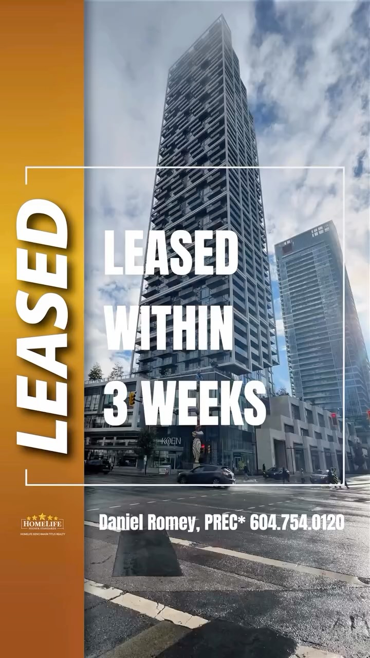 Another Landlord is very happy! His property was Listed and within 3 weeks, new amazing tenants are moving in!
.
If you’re a property owner looking to secure great tenants—quickly and without the stress—Daniel Romey is here to help. Your investment deserves the right care.
Leased by Urban Land Group:
Call Daniel Romey today!
604-754-0120
Homelife Benchmark Titus Realty
📹 Video by: @graceluzande
#thegoldenkeygrouprealty #realestate #realtor #invest #buy #sell #opportunity #beautifulbritishcolumbia #realestatebc
#fraservalley #vancouverrealestate #moneymoves #realestateinvestments #developer #development #money #investments #future #openingdoorsofopportunity
#scottromey #danielromey #graceluzande #thegoldenkeygrouprealty #homelifebenchmarktitus #surrey #langley #planforretirement #family #future #success