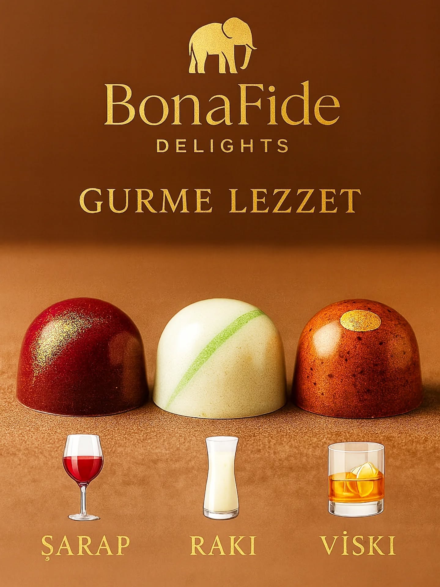 ✨ Gurme Alkollü Bonbonlar – Premium Seri
Belçika’nın en seçkin çikolatası Callebaut…
İçinde şarap, rakı ve viskinin sürpriz dolguları…
Tek ısırıkta hem şık, hem oyunbaz bir lezzet patlaması! ✨🍷🍸🥃
Peki söyle bakalım…
İlk hangisini denemeye cesaret edersin?
Şarap mı? Rakı mı? Yoksa viski mi?
👇 Yorumlara yaz, merak ediyorum!
.
.
.
.
.
.
#bonafidedelights #gurme #alkollüçikolata #belçikaçikolatası #çikolatasanatı #gurmeçikolata #luxurychocolate #sarap #rakı #viski #çikolataaşkı