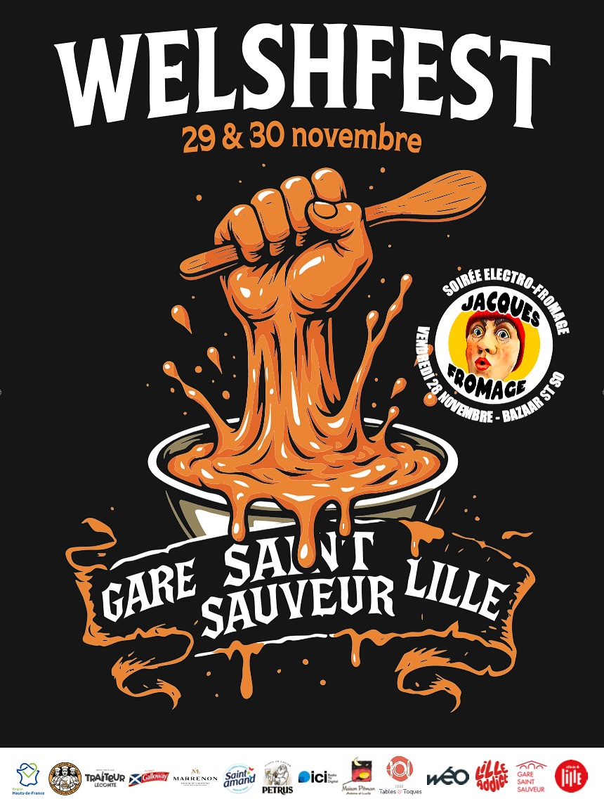 🔥🧀 𝗟𝗜𝗟𝗟𝗘… 𝗽𝗿𝗲́𝗽𝗮𝗿𝗲 𝘁𝗼𝗻 𝗲𝘀𝘁𝗼𝗺𝗮𝗰 🧀🔥
Le 𝗪𝗲𝗹𝘀𝗵 𝗙𝗲𝘀𝘁 débarque les 𝟮𝟵 & 𝟯𝟬 𝗻𝗼𝘃𝗲𝗺𝗯𝗿𝗲 (avec une énooooorme mise en bouche le 28 with @jacques.fromage 💿 🧀)
𝗔𝘂 𝗺𝗲𝗻𝘂 𝗱𝘂 𝗪𝗲𝗹𝘀𝗵 𝗙𝗲𝘀𝘁 :
👉 des concours que ta mère désapprouverait
👉 des concerts qui sentent l’ambiance de bistrot mais en XXL
👉 des happenings complètement cheeeeeeesy
👉 des moments où tu vas te dire « pourquoi je suis venu ? »
puis deux minutes après : « JE VEUX VIVRE ICI. »
Tout est là, maintenant t’as le programme officiel. 🫵
🧀 𝗧𝗮𝗴 𝗾𝘂𝗲𝗹𝗾𝘂’𝘂𝗻 𝗾𝘂𝗶 𝗱𝗼𝗶𝘁 𝗮𝗯𝘀𝗼𝗹𝘂𝗺𝗲𝗻𝘁 𝘃𝗶𝘃𝗿𝗲 𝗰̧𝗮.🧀
#welshfest #WelshFest2025 #cheddar #lille #garesaintsauveur #fromage #eventlille #jacquesfromage #concoursinternationalduwelsh2025 #cidw2025 #lillemaville