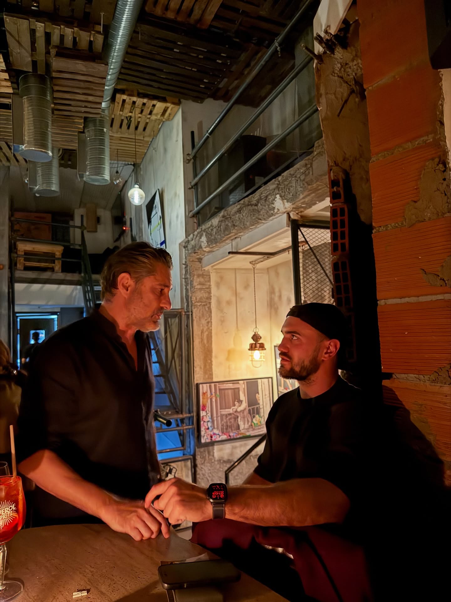 The boss and the beast ⚡️#restaurantmarrakech #marrakech #marrakeshrestaurant #finefood #frenchfood #rugby