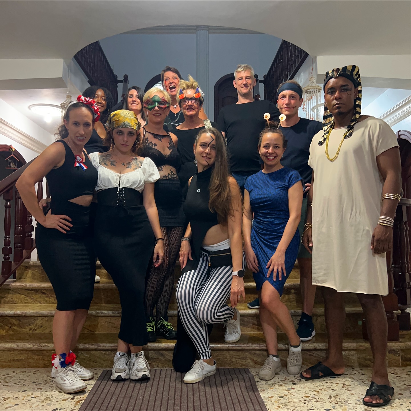 🎃 Noche Loca de Halloween 🦇
Ghosts, spirits, witches, pirates, ancient Egyptians, clowns — and even system glitches — all came out that night to… dance! 🥳
———
Want to join BailaMar Bachata Camp? We have more tours to the Dominican Republic coming up:
December 7 – 21, 2025
February 21 – March 7, 2026
June 27 – July 11, 2026
More details at BailaMar.com
———
#bachata #dominicanbachata #dancetour #bachataholidays #dominicanbachata #bachatatradicional