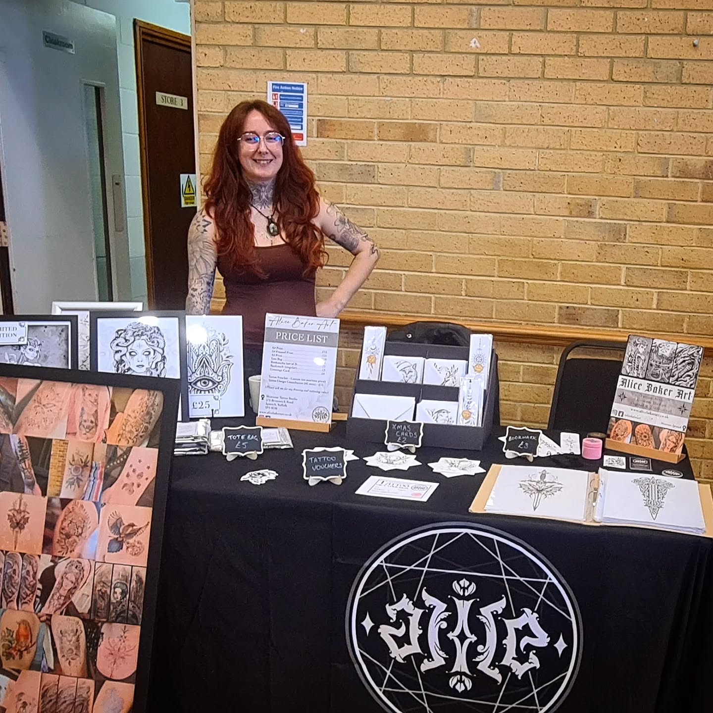 Come and say hello! Mind Body Sprit Fayre in Kesgrave, 10am - 4pm. Christmas cards, tattoo vouchers, framed art prints and more! I will be going along to one of the talks at 3pm, but my lovely friend Holly will be here to help you for the last hour ðĨ°