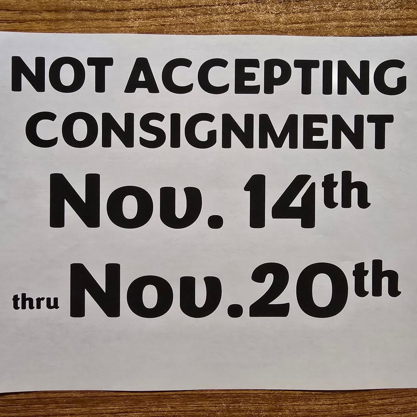 It's another impressive stack after today. Our next consignment day will be Friday, November 21st. Same story, please focus on winter items. Cheers Laramigos!