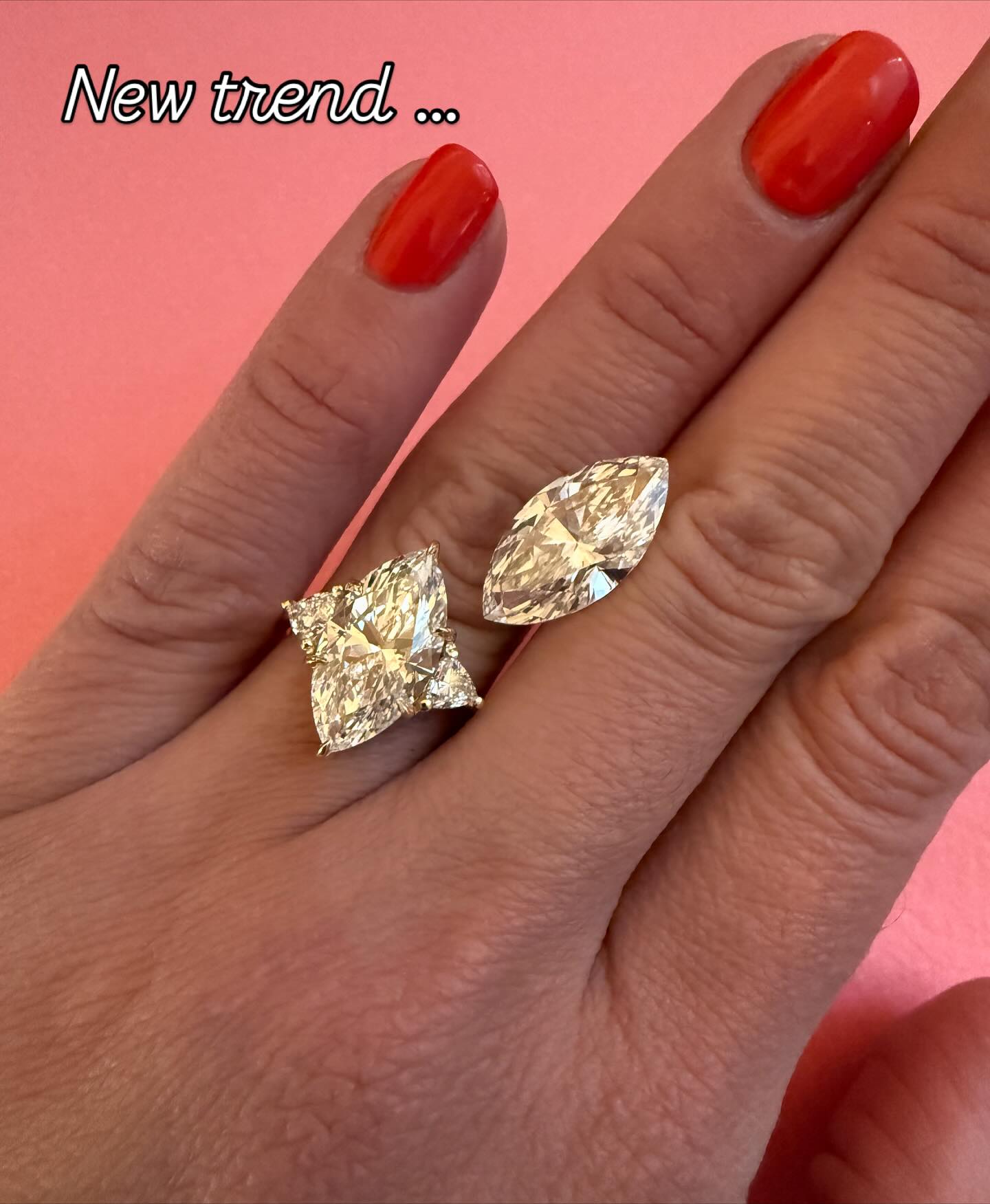 And it’s the turn of the Marquise… welcome to the light, elongated and elegant