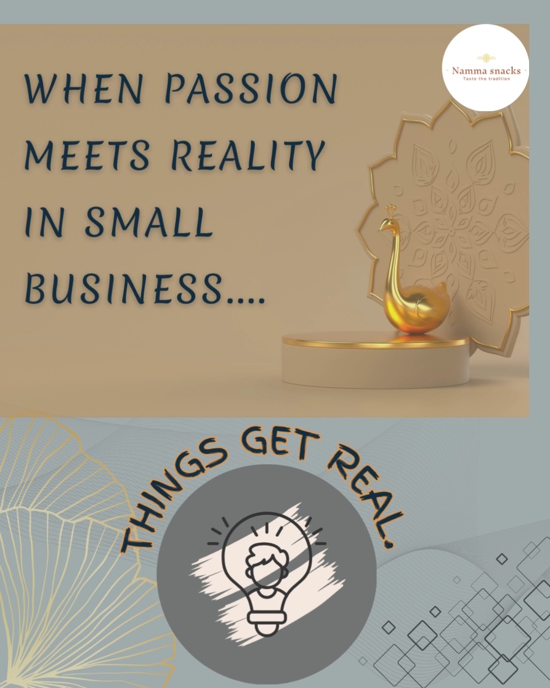 This Deepavali taught us something every small business eventually learns: passion will get you started, but perseverance keeps you going.
From delayed shipments to customs hurdles to unloading 2.5 tons by hand...every challenge reminded us why we do this: to bring a little taste of home to families 💛
If you’re a small founder too, this one’s for you.
Your toughest days will one day become your favourite stories.
Taste. Tradition. Togetherness.
— Namma Snacks
Shop now at www.nammasnacks.de
#NammaSnacks #TasteOfTradition #IndianSnacksInGermany #TogethernessInEveryBite #AuthenticIndianTaste #MadeWithLove #SouthIndianSnacks #GratefulGrowth#Thattai #AndhraMurukku #Mixture #RibbonPakkoda #Seedai #NammaSnacks #TasteTheKick #TasteOfHome #IndianSnacksInGermany #SnackieTime