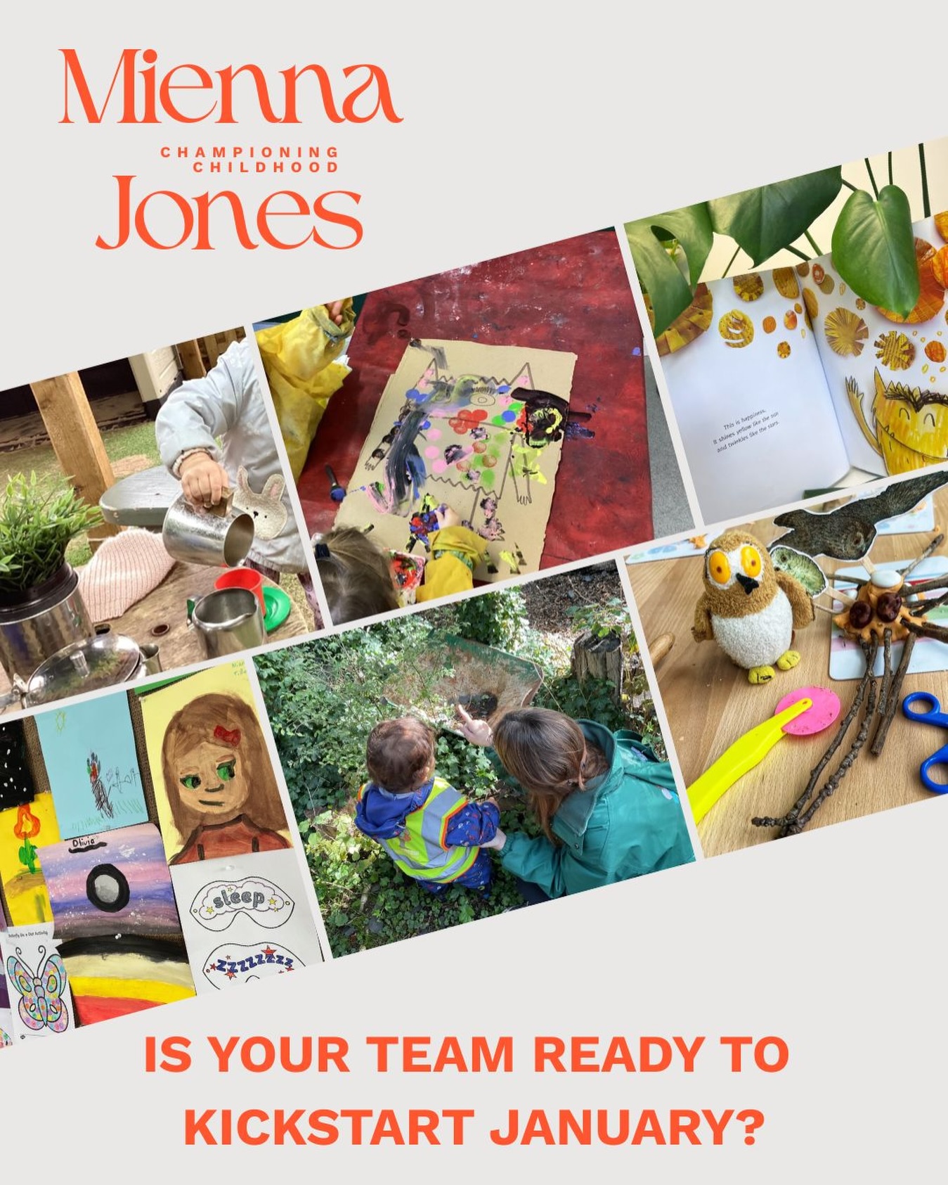 Kickstart your nursery’s January with fresh energy - Mienna Jones is now offering on-site team training to help your staff feel confident, inspired, and ready for the year ahead. Let’s bring the boost your setting needs.
⭐️Support with team building and culture
⭐️Leadership strategies and standard operating procedures
⭐️Early years practice and nurturing environments
Contact us for availability and more information - or book a free 15 minute discovery call - hello@miennajones.com
Mienna ✨
#miennajones #nurserytraining #eyfsconsultant