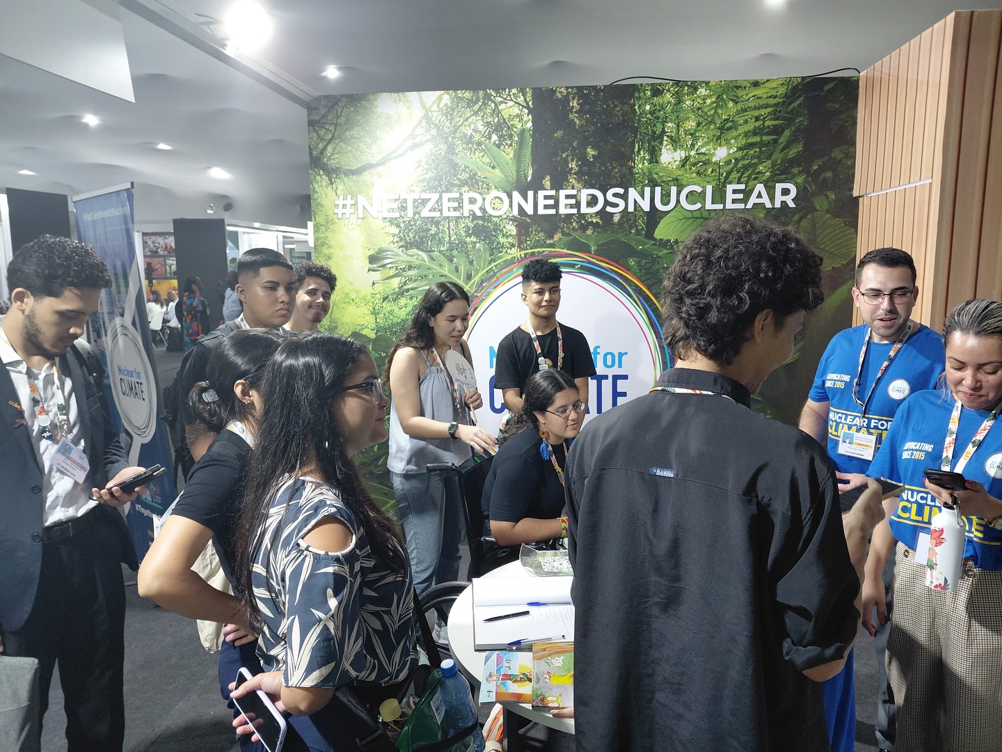 🌍 Nuclear Climate Pavilion – Daily Debrief
November 17, 2025
🔥 Strong momentum today at the Nuclear Climate Pavilion!
More than 50 delegates joined us for two major sessions focused on clean energy pathways and nuclear’s role in achieving net-zero.
⚡ Key Highlights
1️⃣ Clean Energy Pathways in NDCs
⏰ 15:00 (Belém) • 📍 Side Event Room 9
Focus: Nuclear, Hydro, Solar & Wind in Latin America
Speakers included:
Joseph Mansour (UK DESNZ) • Rebecca Tremain (CATF) • Jeff Dickerson (Rystad Energy) • Dominica Una (WIRE) • Patricia Wieland (Brazilian Nuclear Holding) • Gayatri Karnik (Anthropocene Institute)
Fireside Chat:
Els Reynaers (MV Kini) with Juha Poikola (TVO) & Jonathan Cobb (WNA)
Organized by ANS • ENS • Generation Atomic • Voices of Nuclear
2️⃣ Atoms4NetZero – IAEA Pavilion
⏰ 11:00 GMT-3
Exploring how nuclear supports a clean, secure and resilient future.
⸻
🗣 Multilingual Impact
Our delegation’s English + Portuguese capabilities made a real difference today:
✔ Engagement with Brazilian stakeholders
✔ Cross-cultural dialogue
✔ Real-time language support
✔ Increased accessibility of technical content
⸻
🌱 Why It Matters
Today’s turnout confirms it:
Nuclear energy is gaining momentum as a key climate solution, especially for NDC commitments in Latin America.
⸻
➡ Next Steps
✔ Leverage multilingual strengths
✔ Follow up with Brazilian partners
✔ Document key takeaways
✔ Keep pushing for nuclear in climate discussions
⸻
📅 Prepared by the Nuclear Climate Pavilion Team
November 17, 2025