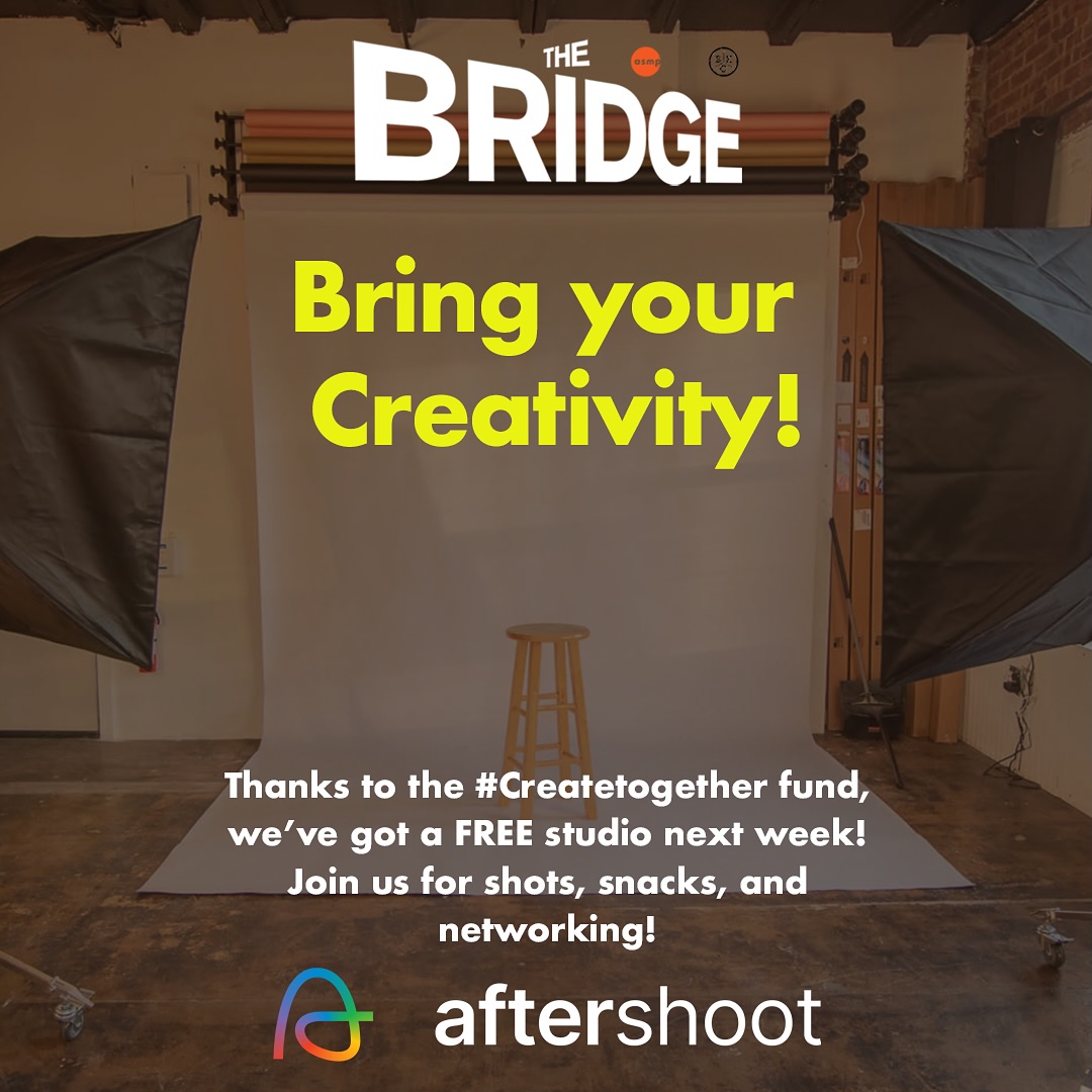 NEXT WEEKEND, Join me, @thebridgepro, @aftershootco for a super fun event! We’ll be taking over a really cool studio, and you’ll get to shoot whatever you want in these amazing setups. It’s totally free, but space is limited! So please RSVP now! Build your portfolio, have some fun, or just come and connect with young photographers in New York! We’ll have snacks and drinks, and free-form creative sessions where you’ll get to shoot whatever you want, rent equipment, and connect with other industry folks! See you there!