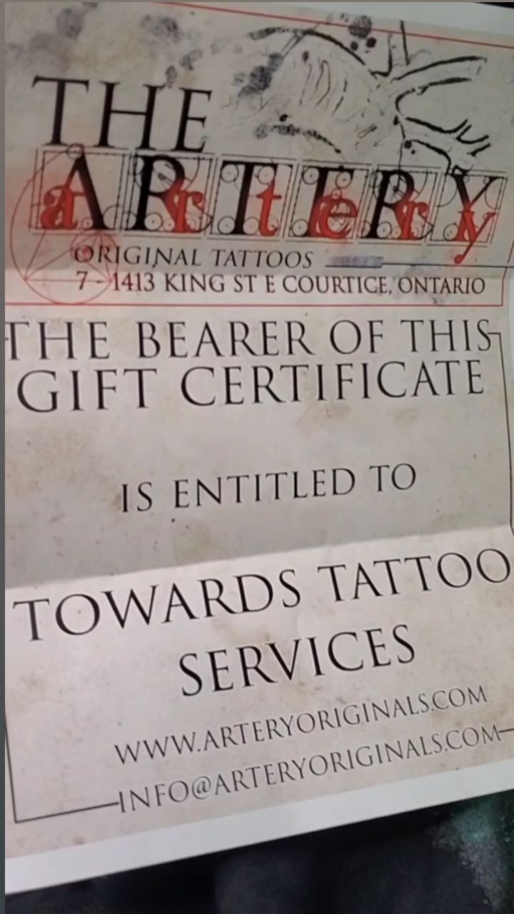 Hoodies and gift certificates available! π
We sell personalized gift certificates in digital or on paper, and we have hoodies in small to XXL! Perfect presents for those on your gift list with discerning taste ;)
@kristenptattoos @jeffcooktattoos
#tattooshop #tattooartists #tattoosnearme #hoodies #giftseason #Christmas #giftideas #tattoogift #courtice #courticetattoos #claringtontattoos #clarington #oshawatattoos #oshawa