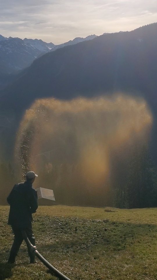 G Ü L L E ausbringen
Die Arbeit auf "Brochna Gada" etwas aufwendig, der Aussicht dafür umso schöner😍
#langwies #biohof_rofel #schanfigg #arosa #landwirtschaft #regionplessur #bauernhofleben #vombuur #bauernalltag #gülle #schildtrac #güllefass #verschlauchen #aussuchtgenießen #langwieserviadukt