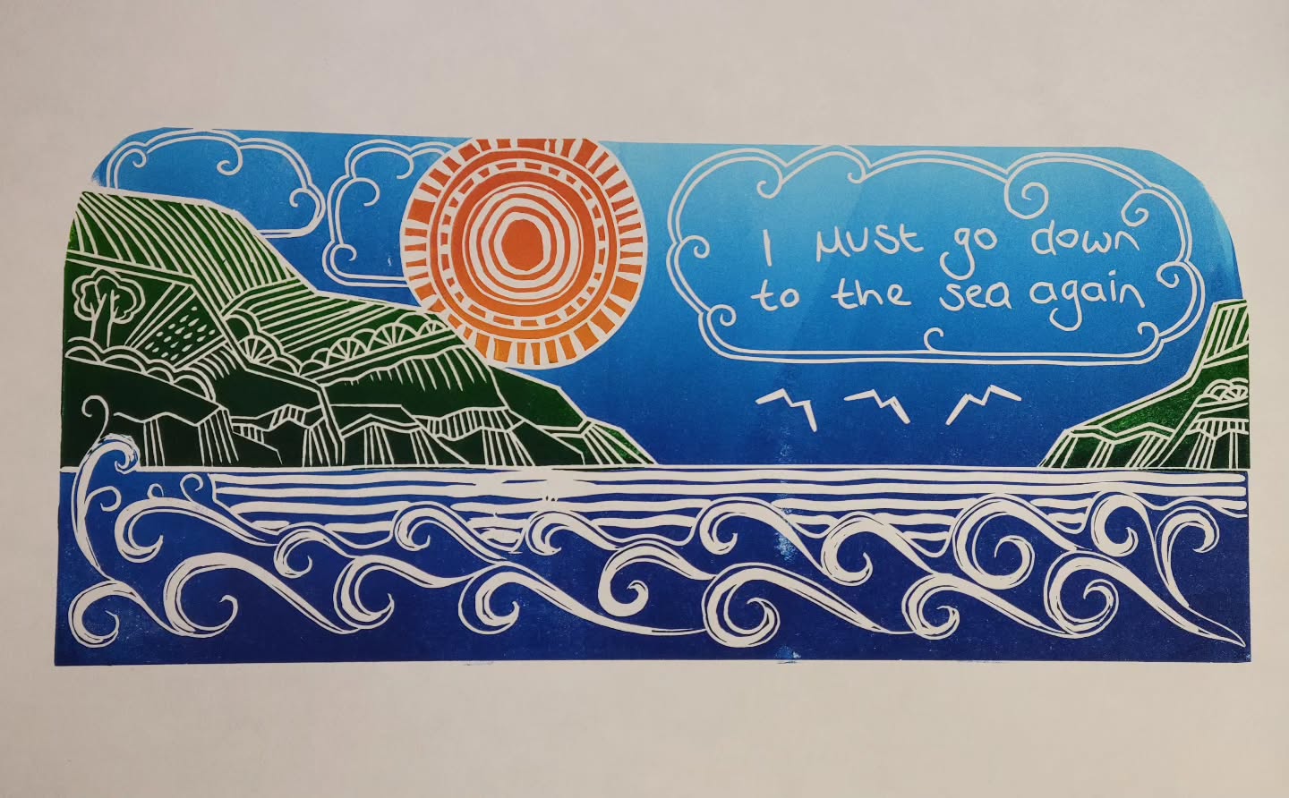 Printing this in pastels today.
#ses
#johnmasefield