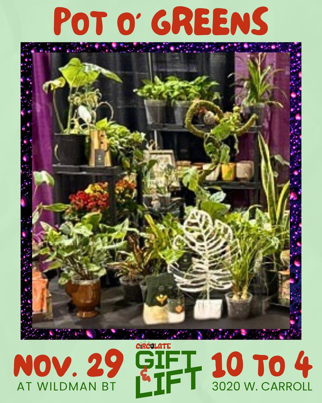 Who's ready to get plant-astic? Join us Small Business Saturday for new arrivals and must-haves! See you there!