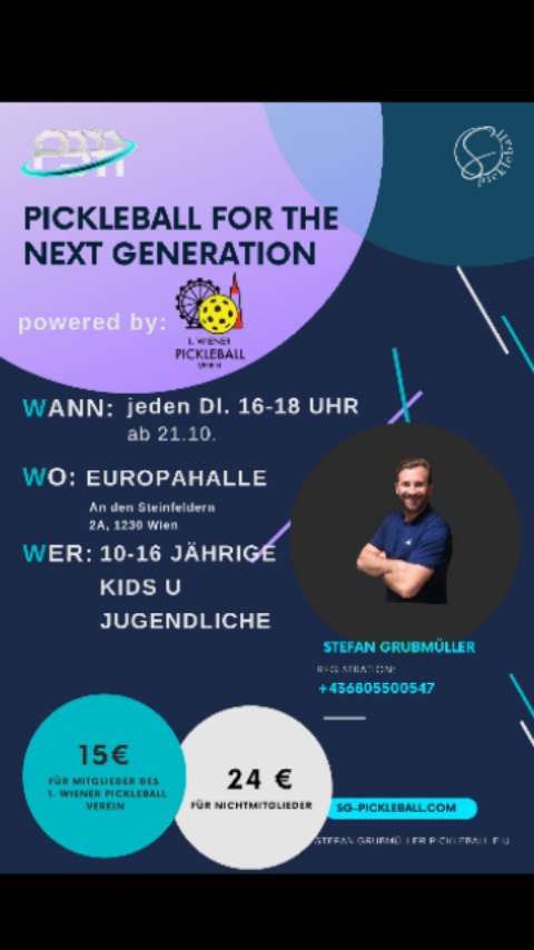 Dienstag 16-18 Uhr - Kids Pickleball
Cooler als Tennis, mehr Spaß als Padel, gesünder als Playstation 🤭💥💪
#pickleballtraining #pickleballislife #pickleball #pickleballaustria #kidssports #wiensport