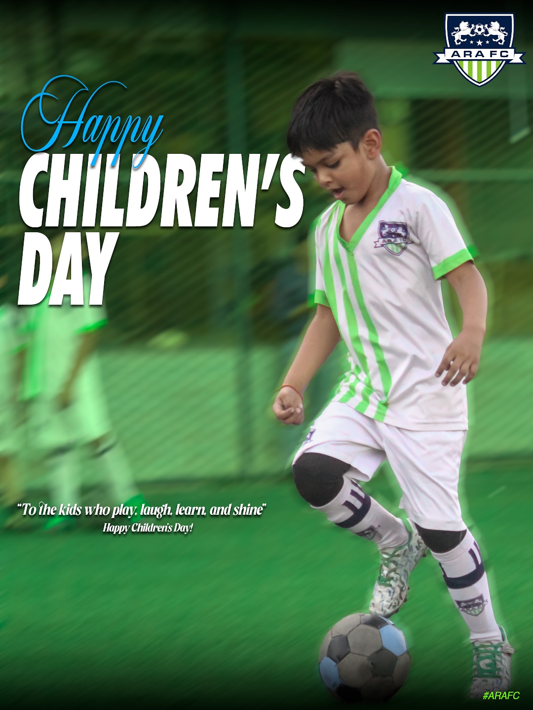 For the champs who play, smile, grow, and inspire us every day. 🌟
Happy Children’s Day!
#FutureChamps #ARAFC
