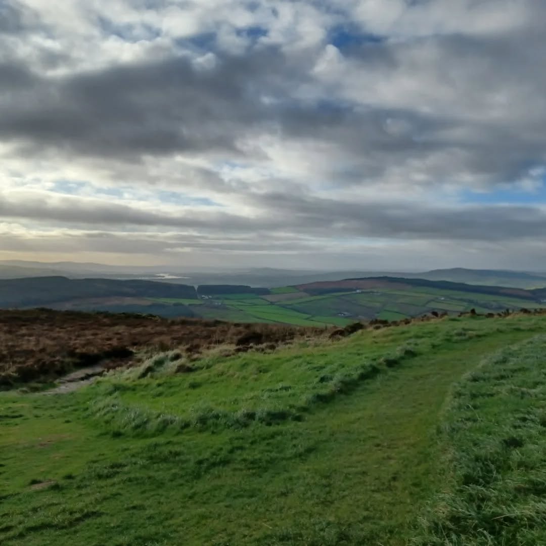 The view from Grianan fort. #ireland