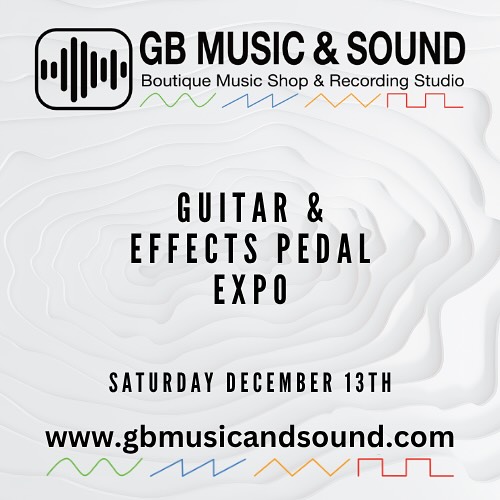 the @albertamusicgearexpo is coming back to Red Deer!
Join us at @gbmusicandsound on Saturday December 13th from 11am to 4pm.
- over 600 effects pedals
- Guitars from @iduesenberg @heritageguitarinc @harmonyguitars @danelectro_official @dangelicony @hagstrom_guitars @sireusaofficial