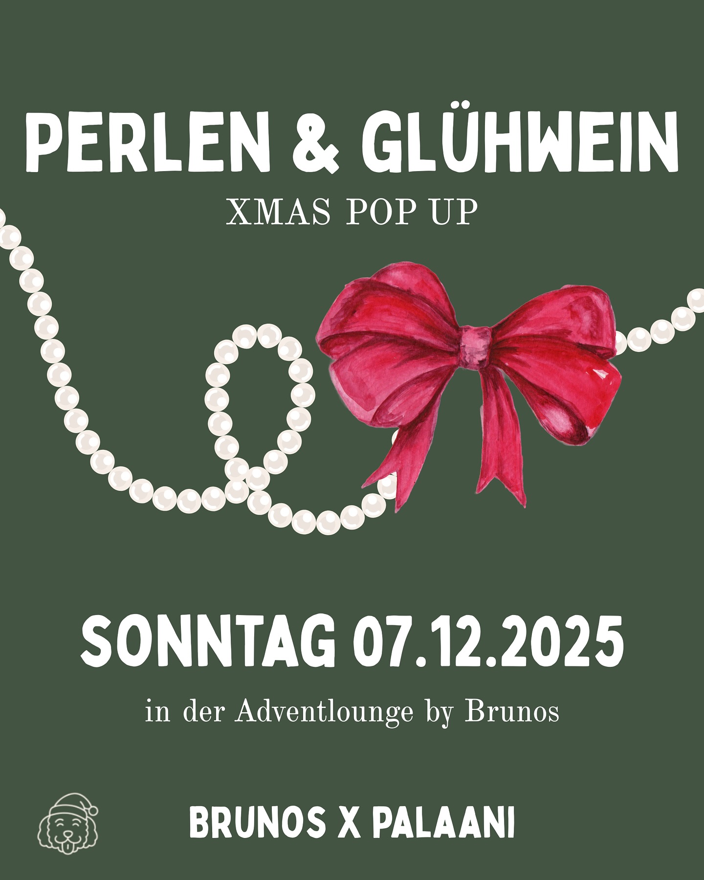 ✨ Salzburg aufgepasst ✨ Rechtzeitig zur Gift Season 🎁 gibt es ein XMAS-Popup von PALAANI in der Adventlounge by Brunos 🎄
Finde deine perfekten Weihnachtsgeschenke in gemütlicher Atmosphäre - mit Glühwein & Maroni ❄️
🤫 und natürlich gibt es exklusive Pop-Up Rabatte und ein Geschenk zu jedem Kauf 🎀
Also come say hi, wir freuen uns auf euch! 🤍
📅 Sonntag, 07. Dezember 2025 von 10-18 Uhr
📍 BRUNOS, Untersbergstraße 14, Salzburg