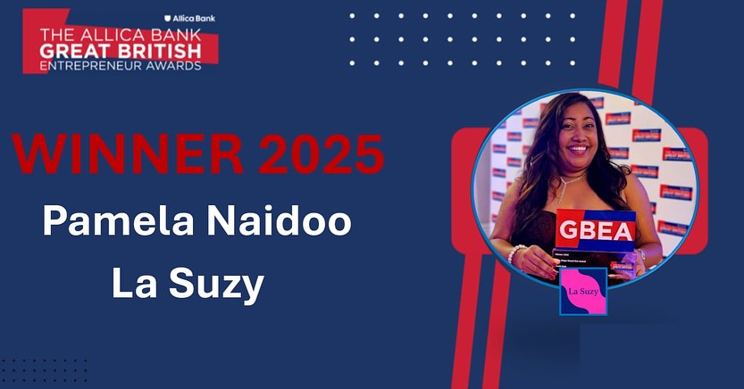 Big news! La Suzy is thrilled to announce we’ve won an award from the Great British Entrepreneur Awards! 🏆
This recognition fuels our passion to making a positive impact and staying period proud. Here’s to more milestones and breaking barriers! 💖
#theallicabankgreatbritishentrepreneur #award #LaSuzy #greatbritishentrepreneurawards #periodproud