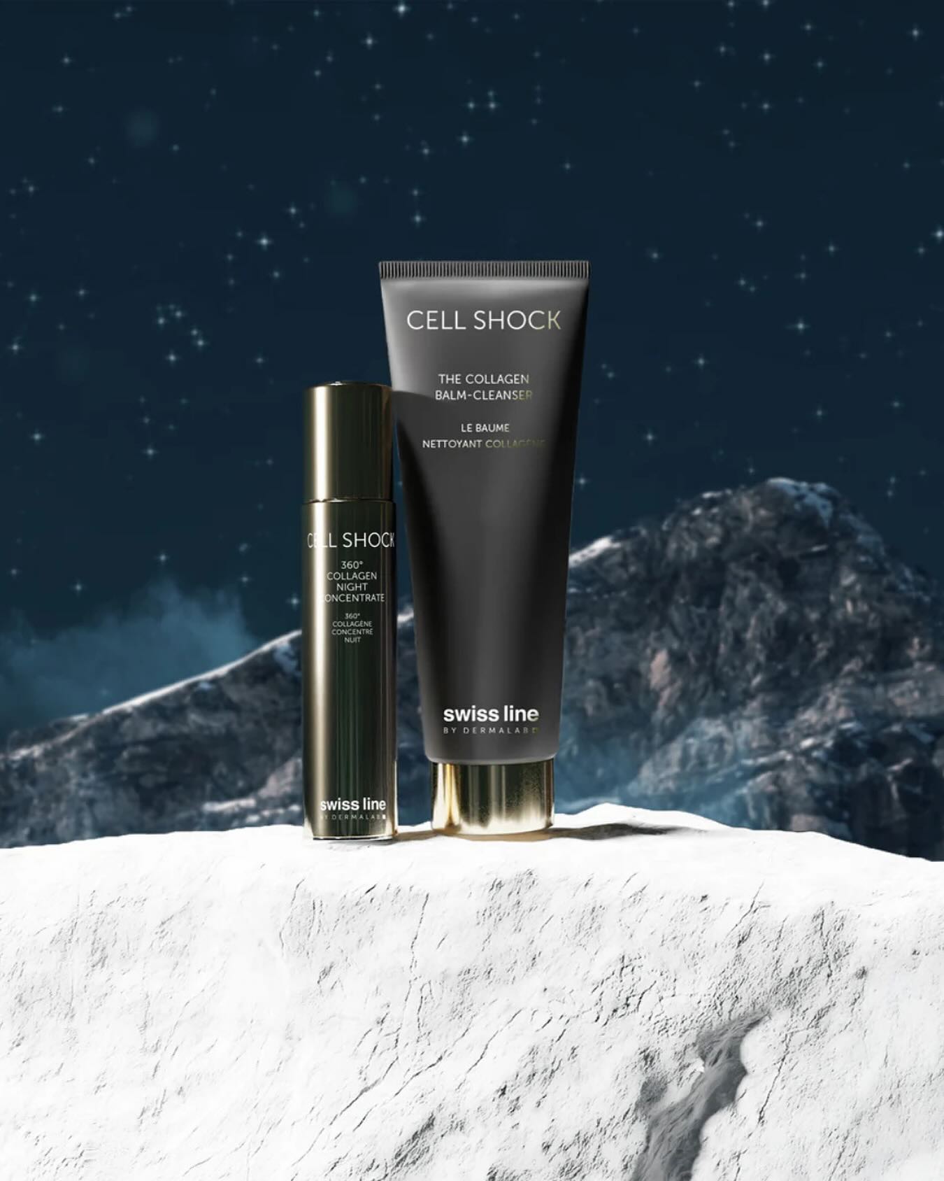 The perfect way to start your bedtime routine: 360° Collagen Night Concentrate and Collagen Balm Cleanser (the best!) by @swissline.skincare . You can complete the ritual with any night cream. If you want to stick with Swissline try the Cell Shock Luxe-Lift Night Cream. Your skin will feel smooth and smell amazing! Sweet dreams! ✨🌖
#beauty #swissskincare #swissline