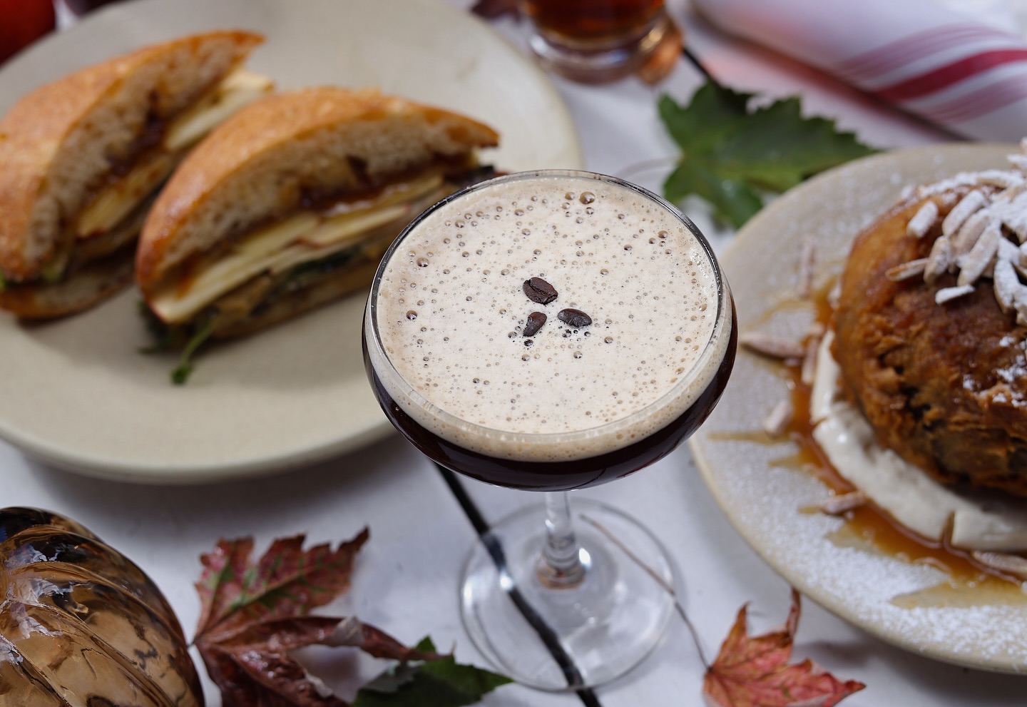 harvest moon martini = fall in a glass 🍸come grab one before they disappear with the season.#....