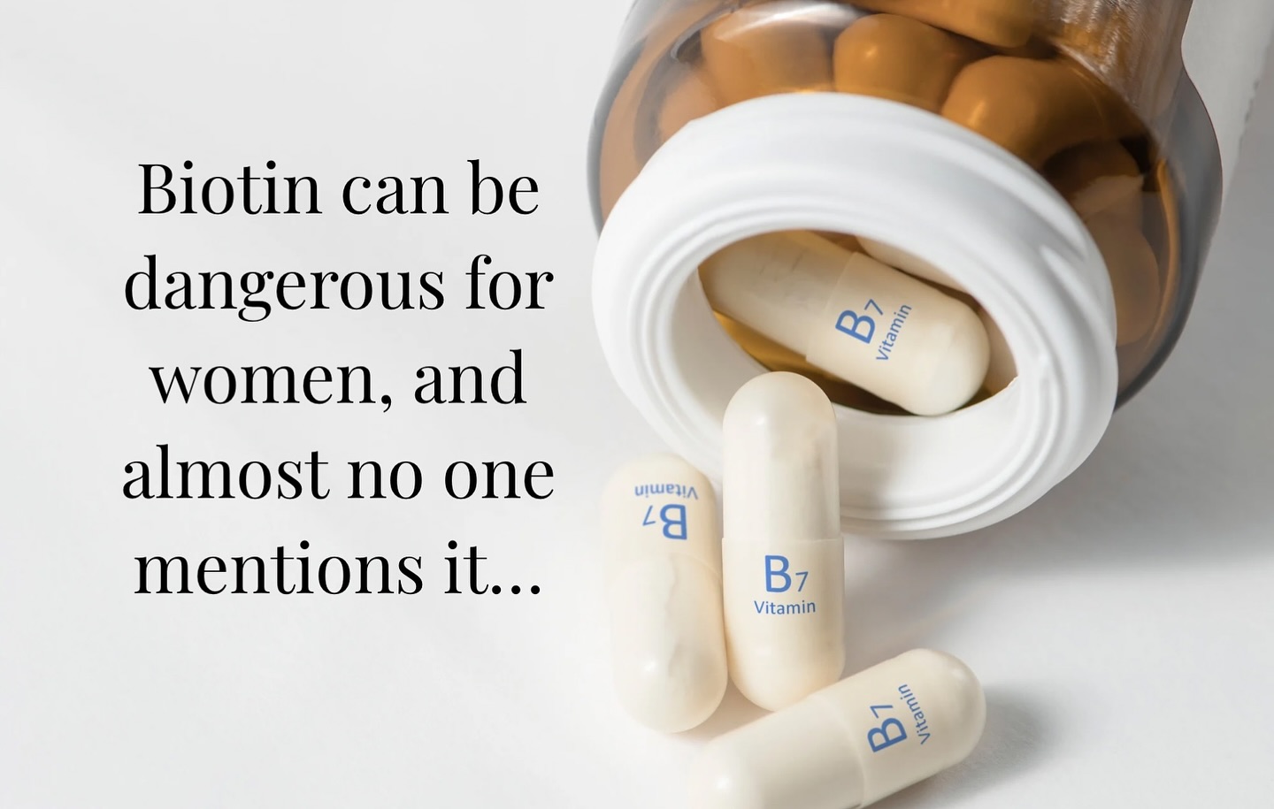 Let’s just say it bluntly.
Biotin can be dangerous for women, and the wellness world loves to pretend it’s “harmless.”
I see the fallout all the time.
Women in peri and post menopause popping biotin gummies like they’re candy…
While their hormones are shifting…
Their labs are getting messier…
And their hair is getting worse, not better.
Here’s the part no one likes to talk about.
Biotin can mask real problems, screw with important lab work, and delay you from getting the right answers.
And the marketing machine preys on women who are desperate for thicker hair.
If your gut is whispering “wait… is this me?”
Please go read the full breakdown. You might need to hear this.
scalpgarden.com/blog
Come back and tell me what surprised you most.