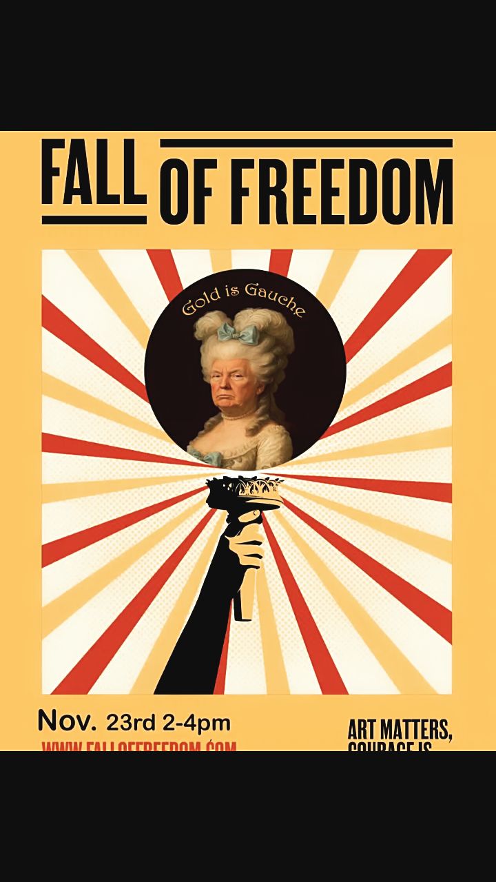 Gold is Gauche!
This Sunday 2 pm to 4 pm, join the royal promenade as the court of Marie-Antoinette benevolently distributes the most amazing, the best, and most beautiful buttons and gilded wisdom to the masses. Join us!