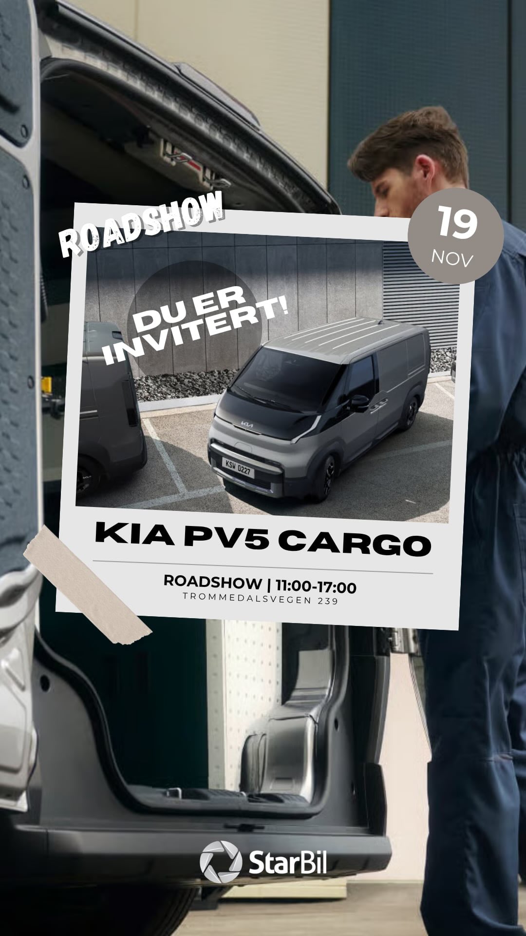 KIA PV5 CARGO ROADSHOW!
Onsdag 19. november inviterer vi DEG til KIA PV5 Cargo Roadshow fra 11:00-17:00 her på Star Bil 🚙
Opplev el-varebilen som kombinerer innovativ teknologi med praktiske løsninger for en hektisk arbeidshverdag. Link til arrangement i bio! Håper vi sees 🌟 #kia #varebil #skien #roadshow #kiapv5