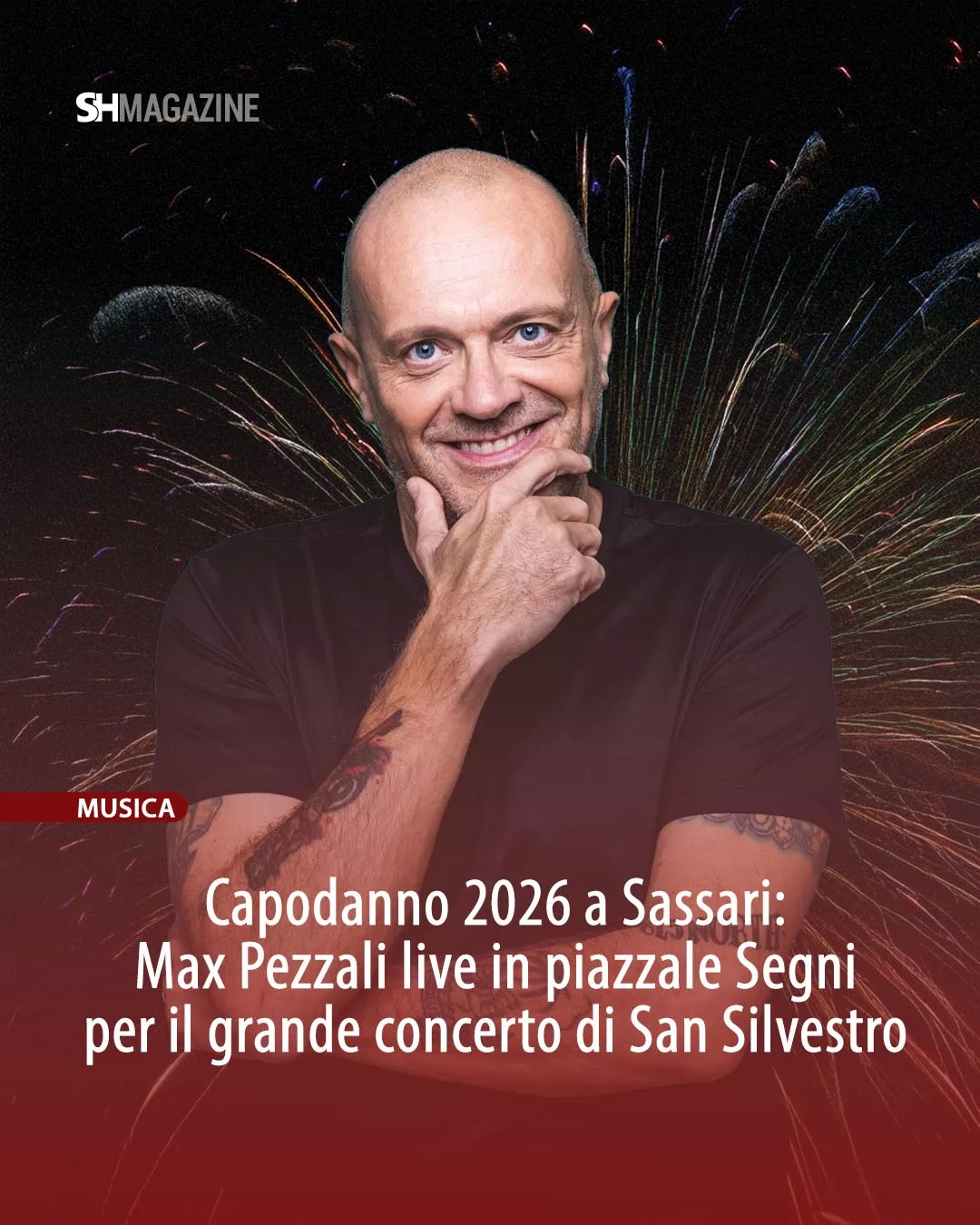 🎤 Sassari si prepara a salutare il 2025 con un concerto che farà storia: il protagonista del Capodanno 2026 sarà Max Pezzali, icona della musica pop italiana, pronto ad accendere la notte di San Silvestro con i suoi grandi successi. 📍 Quest’anno l’evento si sposterà da piazza d’Italia a piazzale Segni, per accogliere in sicurezza un pubblico ancora più numeroso dopo le 10mila presenze dell’ultima edizione. 🎉 Ad accompagnare il countdown saranno Laura Calvia e Daniele Coni della compagnia Bobò Scianél, seguiti da Sergione Dj e dal giovane talento sassarese Gabry Dj, che farà ballare tutti fino a tarda notte. 🎆 Una festa che unisce generazioni e segna il debutto di una nuova location destinata a diventare il cuore dei grandi eventi cittadini.
👉 Scopri tutti i dettagli su SHmag.it
📷 Michele Piazza 🎤 Sassari si prepara a salutare il 2025 con un concerto che farà storia: il protagonista del Capodanno 2026 sarà Max Pezzali, icona della musica pop italiana, pronto ad accendere la notte di San Silvestro con i suoi grandi successi. 📍 Quest’anno l’evento si sposterà da piazza d’Italia a piazzale Segni, per accogliere in sicurezza un pubblico ancora più numeroso dopo le 10mila presenze dell’ultima edizione. 🎉 Ad accompagnare il countdown saranno Laura Calvia e Daniele Coni della compagnia Bobò Scianél, seguiti da Sergione Dj e dal giovane talento sassarese Gabry Dj, che farà ballare tutti fino a tarda notte. 🎆 Una festa che unisce generazioni e segna il debutto di una nuova location destinata a diventare il cuore dei grandi eventi cittadini.
👉 Scopri tutti i dettagli su SHmag.it
📷 Michele Piazza