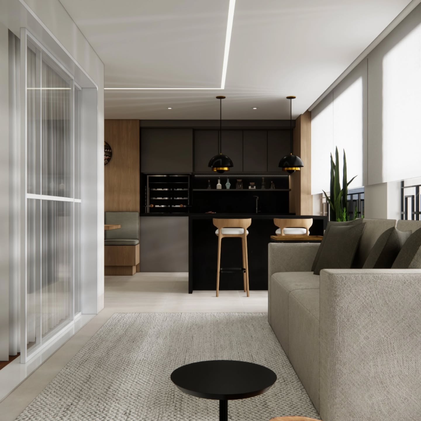 A elegância desse terraço em atualização
