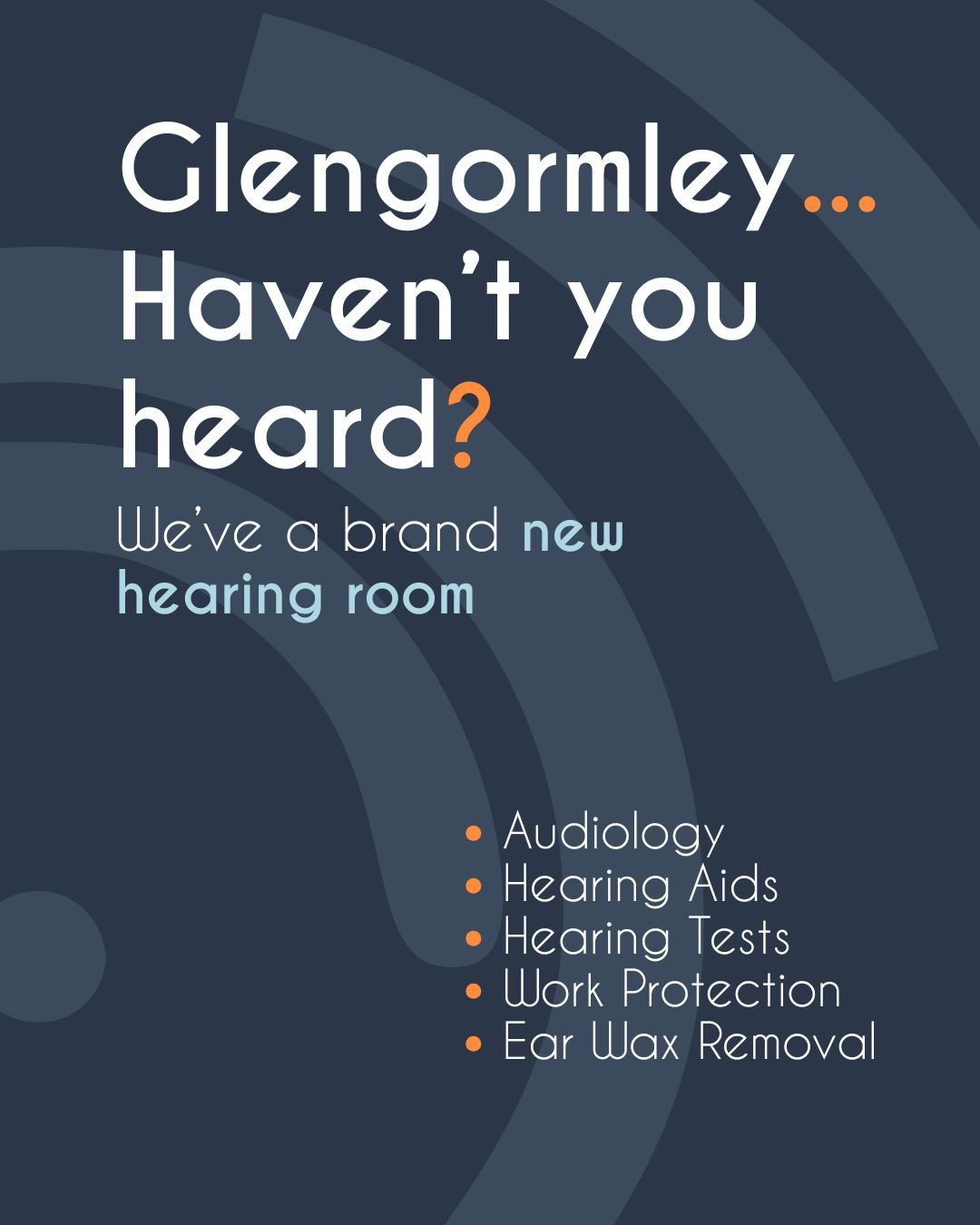 👂Exciting news from Glass Opticians Glengormley! Our brand-new Hearing Room is now open offering:
🔹 Hearing Tests
🔹 Hearing Aids
🔹 Ear Wax Removal
🔹 Work Hearing Protection
Book in with our Glengormley store today!
📍314 Antrim Rd, BT36 5EG
☎️028 9083 0900
#GlassOpticians #Audiology #HearingCare #Glengormley #NorthernIreland #HearingHealth