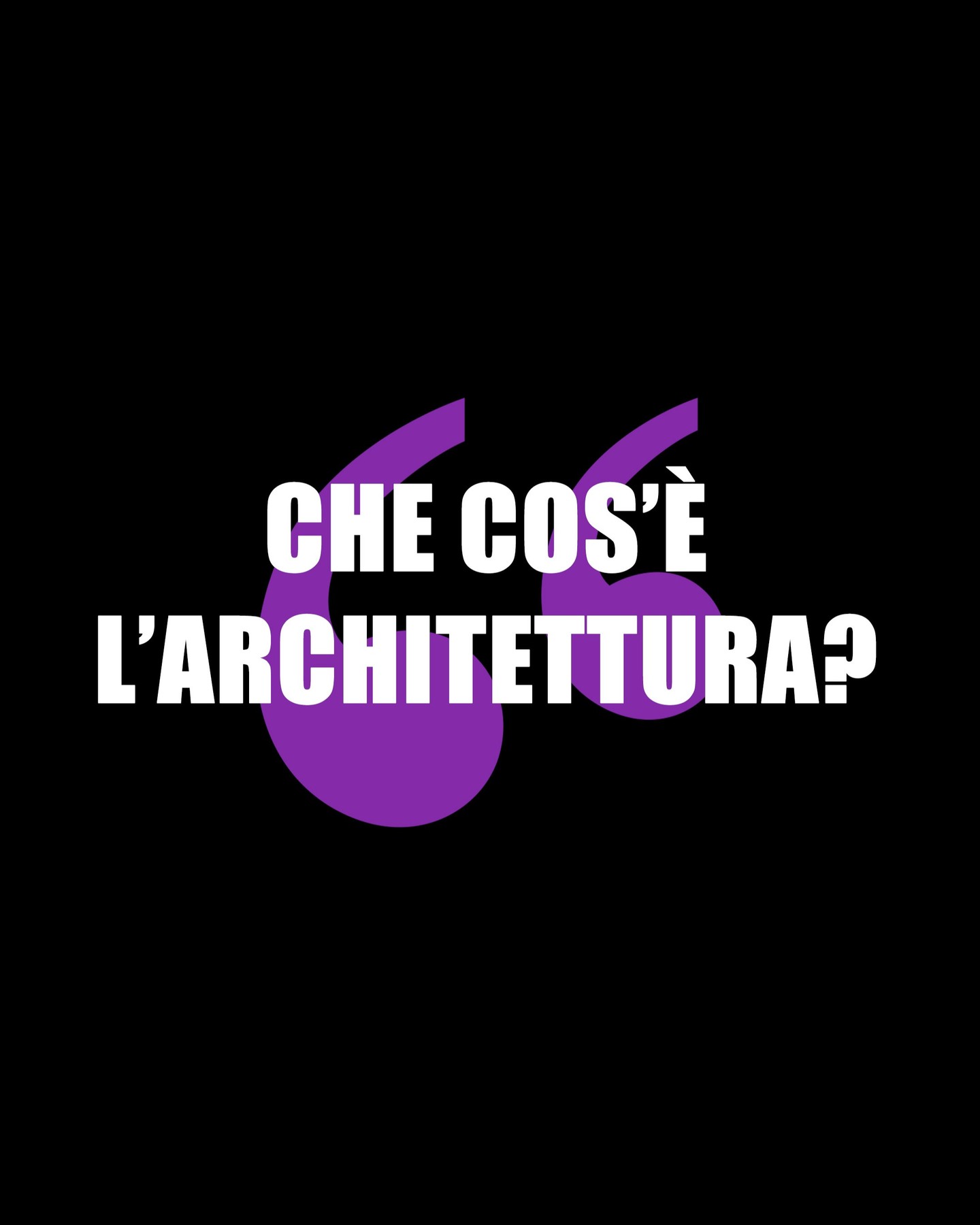 Che cos’è l’architettura?
Alcuni pensieri di grandi personalità per riflettere su cosa sia davvero.
E per te che cos’è l’architettura?
Fonti:
1. Estratto del discorso di Renzo Piano per il Pritzker Prize 1998
2. Estratto dall’intervista a Cini Boeri pubblicata su Klat il 10 settembre 2014
3. Titolo dell’articolo, in originale “Architecture is the thoughtful making of spaces”, pubblicato da Louis Kahn su Perspecta nel 1957
4. Estratto del discorso di Toyo Ito per il Pritzker Prize 2013
5. Estratto dall’intervista a Diébédo Francis Kéré pubblicata su Artribune il 17 giugno 2017
#architettura #citazioniarchitetti #RenzoPiano #ToyoIto #LouisKahn #CiniBoeri #FrancisKere