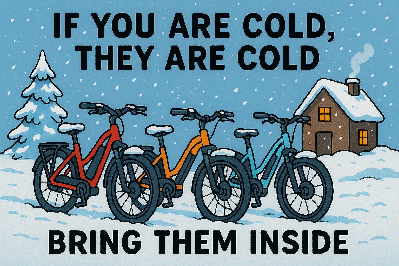 Hello Everyone,
Are you having trouble finding somewhere to store your Electric Bike or Electric Scooter for the Winter season?
We at Cycle Electric offer heated, secured and climate controlled Winter Storage for E-bikes, E-scooters and Enclosed Mobility products.
Contact us today to avoid any unnecessary & permanent damage the winter may cause to your E-bike.
Winter storage spots are limited, please contact us for more details.
Thank you and enjoy your ride!
#kitchener #waterloo #cambridge #guelph #elmira #southwesternontario #ebike #emobility #enclosedmobility #bicycle #pedal #throttle #winter #winteriscoming #storage #winterstorage #coldweather #outdoors #seasonal #maintenance #eMTB #ThrottleTherapy #joy #fun #family #sports #recreation #heatedstorage #climatecontrol