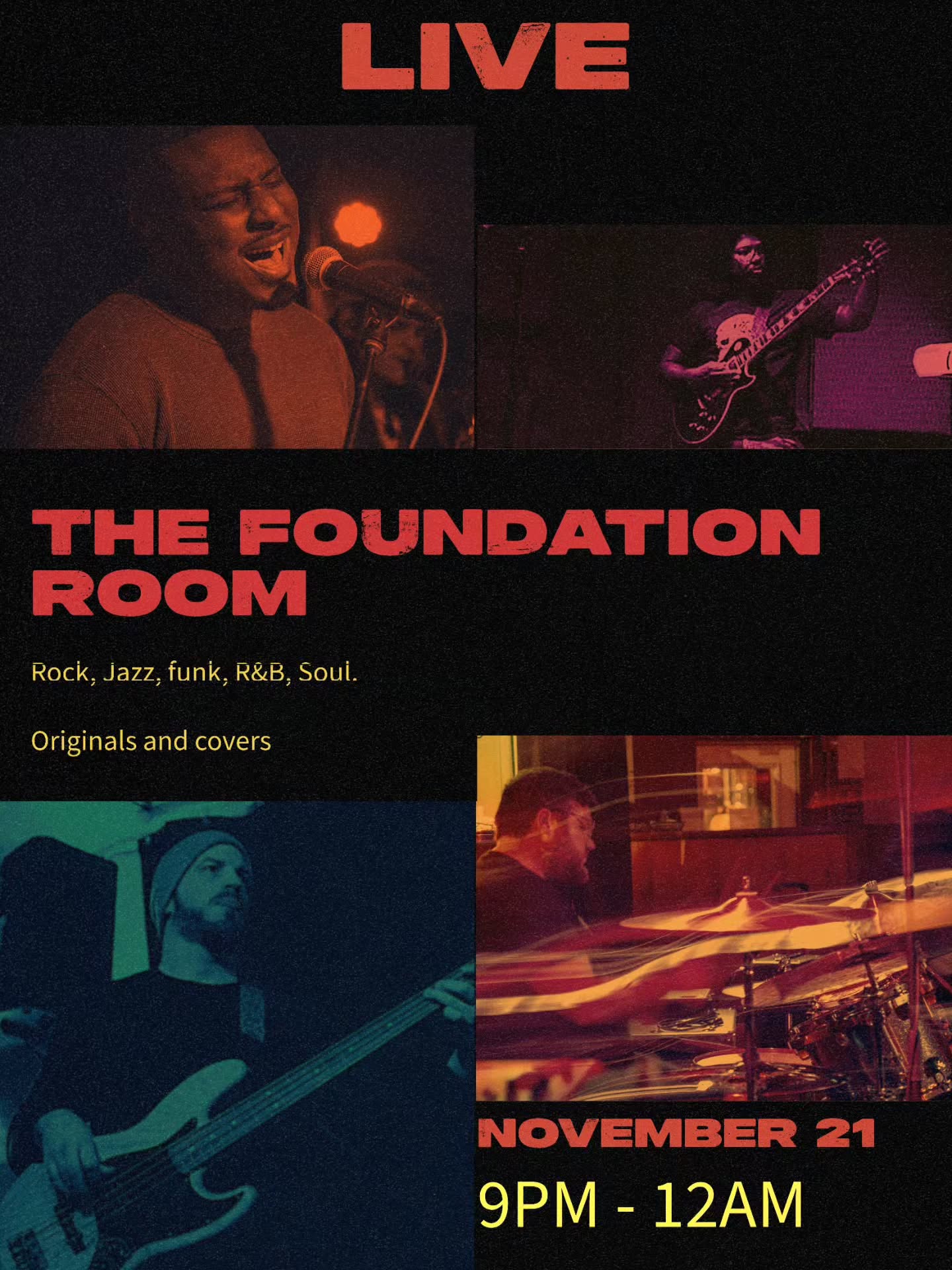 FRIDAY!
We will be @foundationroomcleveland playing the first weekend of their holiday bar!
Full band
Great food and drinks!
Come party with us!
Also, our new album is out today!