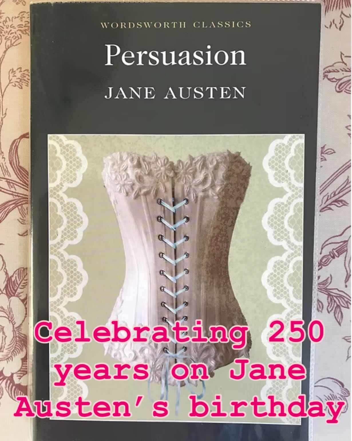 Wahoo!!! This month in the Den we celebrate Jane Austen because it’s the 250th anniversary year of Jane Austen, her birthday month and today, 16 December, is her birthday 🎉 . What better reason to return to ‘Persuasion’, a favourite amongst Austen fans and Den readers. Published posthumously, ‘Persuasion’ is a short and accessible classic, written at the end of the author’s lifetime. A wonderful opportunity to enjoy this optimistic love story or read in tandem with the Netflix adaptation starring Dakota Johnson as the lead heroine.
.
.
.
#loveliterature #janeaustenbooks #persuasion #instabook #bookstagram #giftsforher #janeaustenfan