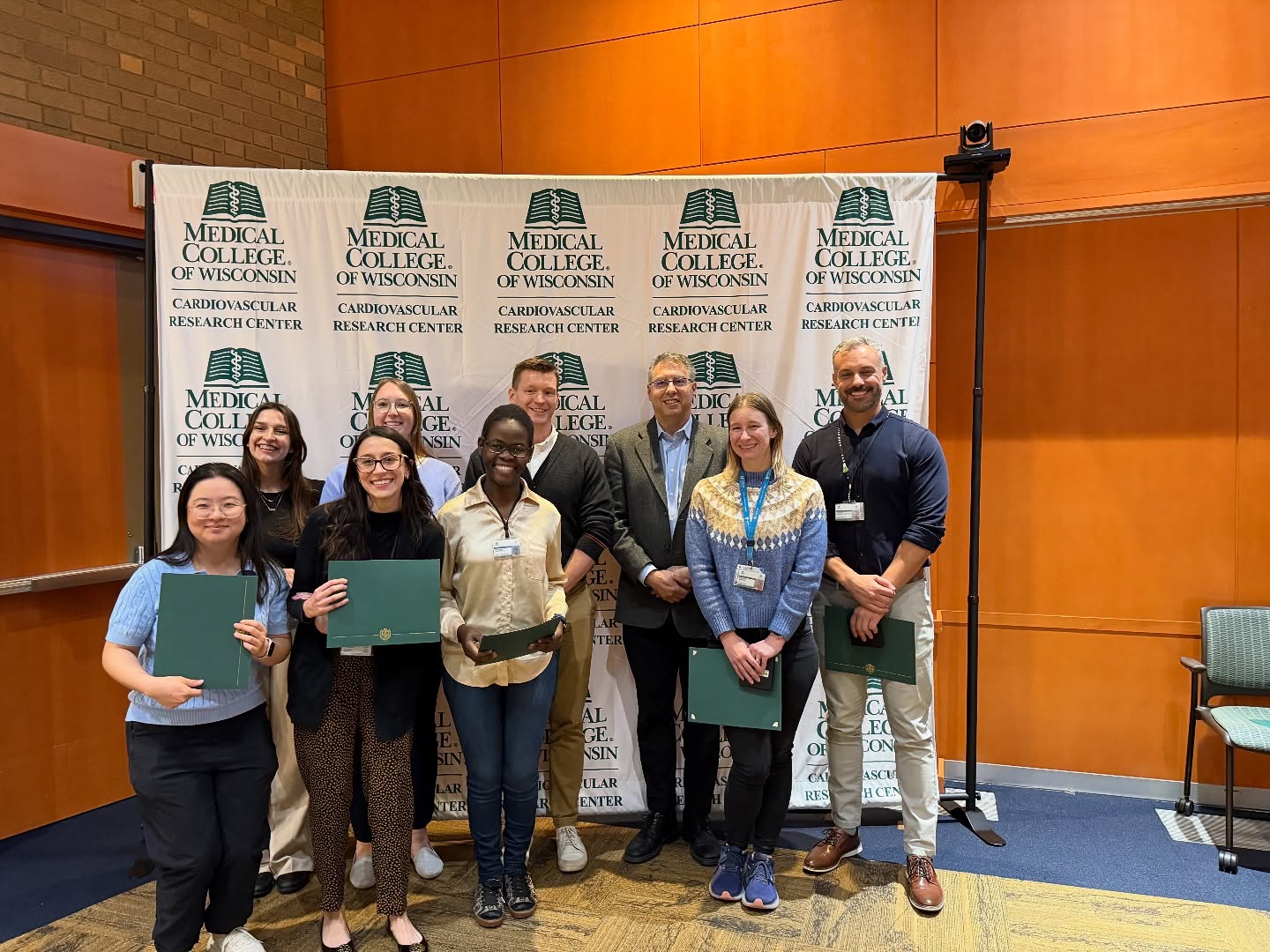 @itsmilech and @sameerahmadguru represents the Lin Lab at the MCW Cardiovascular Research Center retreat. Congrats to Thiago for winning 1st in the poster contest.