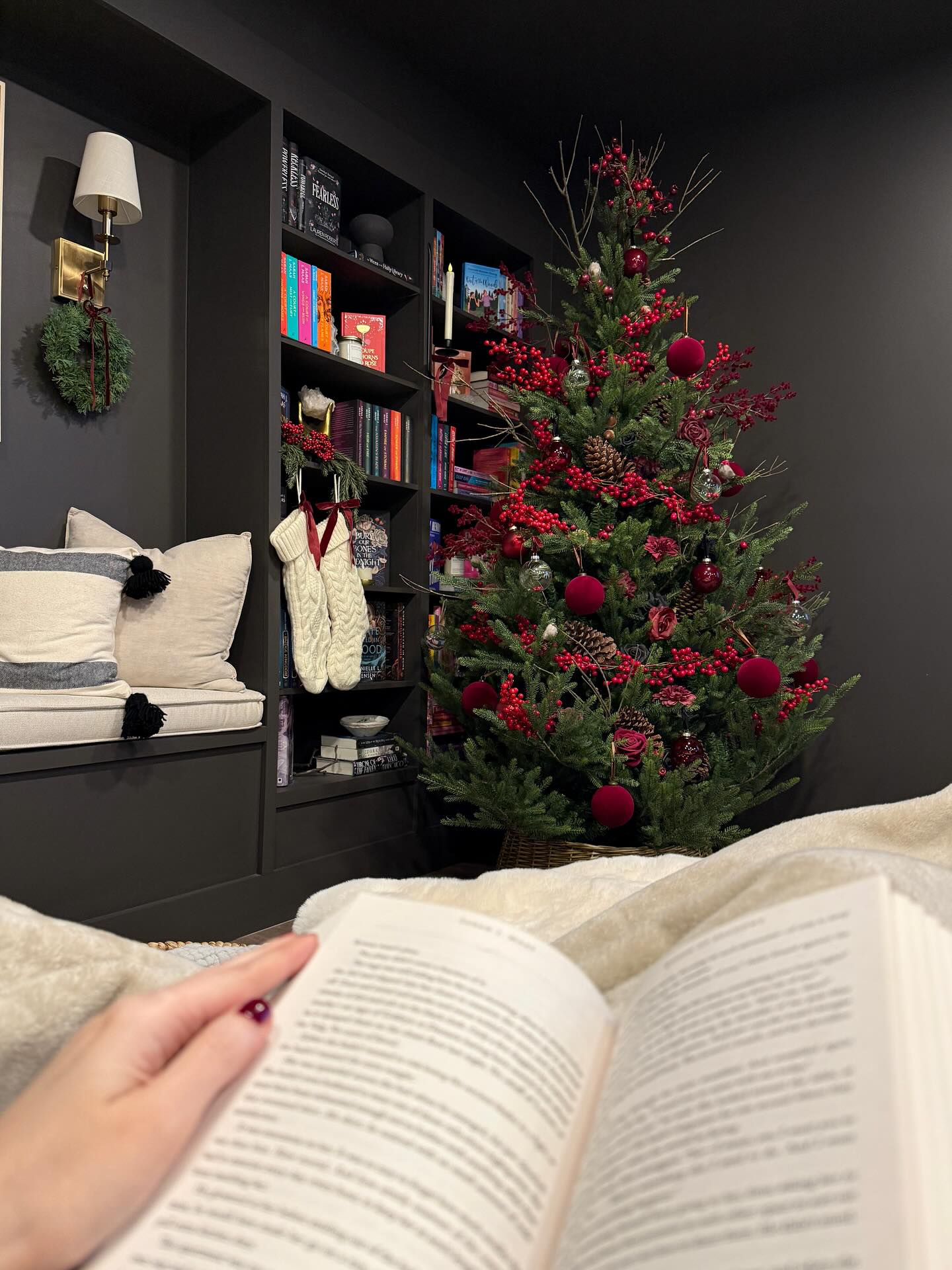 Swipe to see the only thing that could make a cozy Sunday reading better.