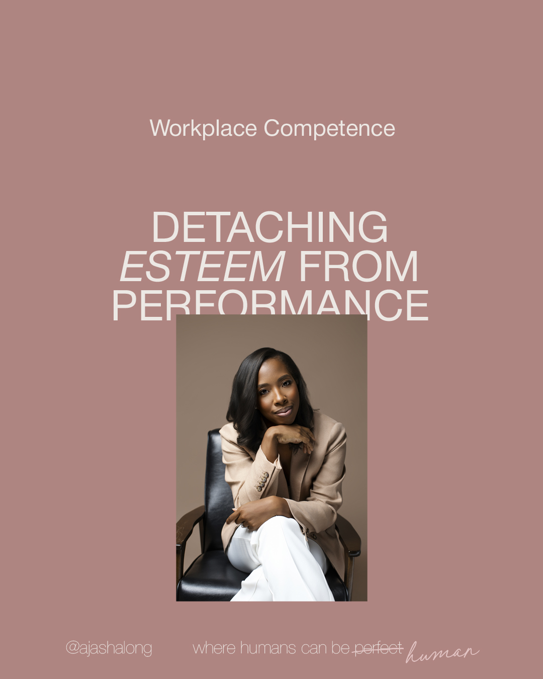 Work often becomes the place where we test and measure our sense of worth.
We tie competence to esteem, believing that how well we perform equals how valuable we are.
But the workplace is not always a consistent mirror. Feedback, recognition, and opportunity are influenced by factors beyond your control — leadership preferences, organizational politics, and even timing.
When you rely on your job to validate your competence, you hand over control of your self-esteem to systems that weren’t built to manage it gently.
Follow @ajashalong for insights and encouragement.
DM “speaking” to book me to speak at workshops & events.