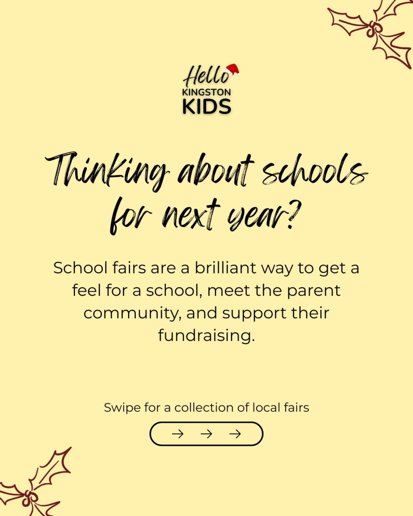 School Fair Season Is Here!
If you’ve been doing school tours for your little one starting next year, school fairs are honestly one of the best ways to get a real feel for a school.
They’re fun, relaxed, and completely run by the amazing parent communities who volunteer their time to raise funds for their children’s school
Heading to a school fair gives you:
• a more natural, “everyday” view of the school environment
• a chance to meet the parent community
• a low-pressure way to revisit a school you’ve toured
• a way to support the school directly
Swipe through for some of the fairs happening locally!
Drop a comment below if your school's fair isn't listed!!
#KingstonKids #HelloKingstonKids #SchoolFairs #KingstonSchools #LocalEvents #FamilyFunKingston