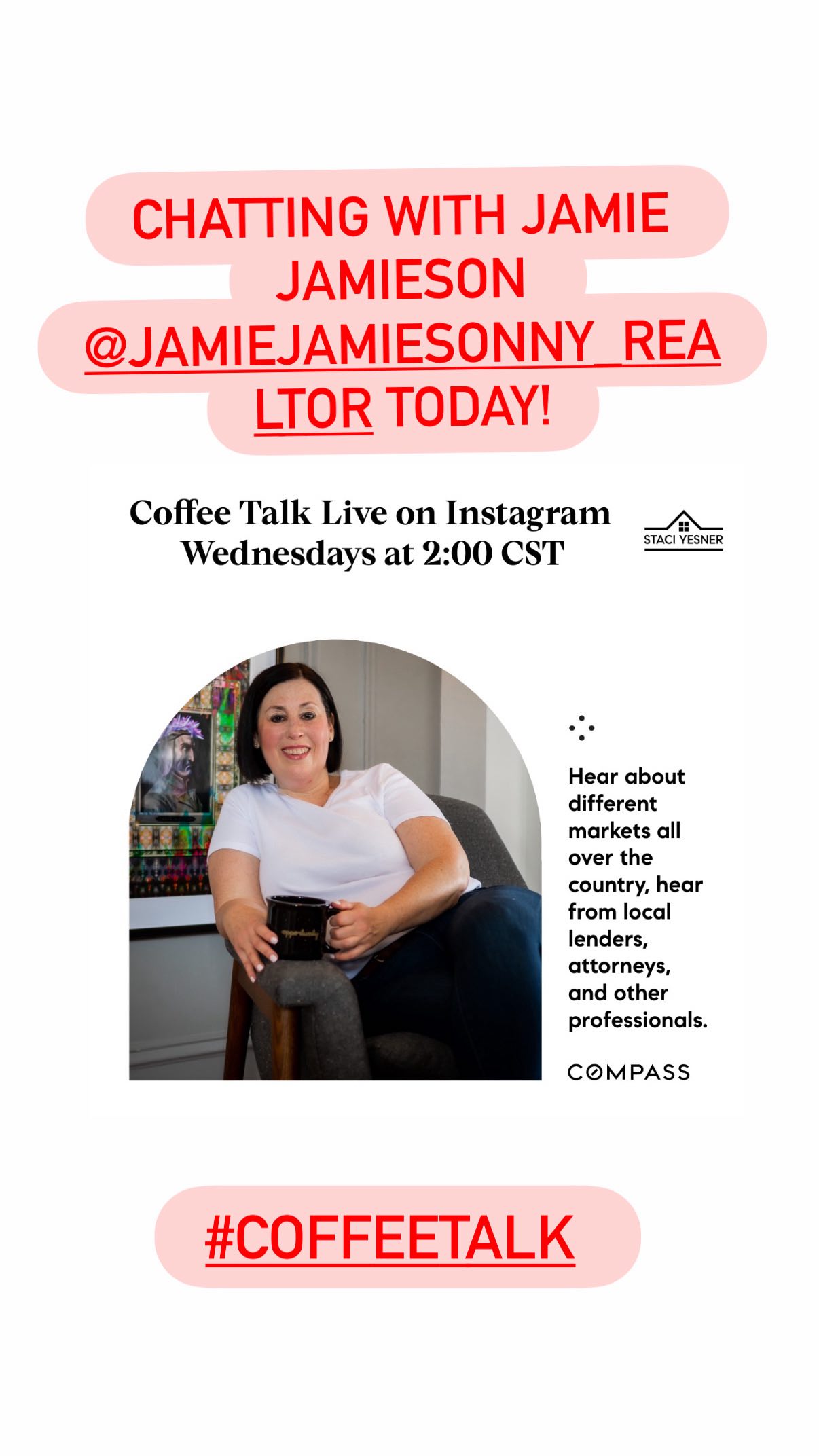 So great chatting with Jamie Jamieson @jamiejamiesonny_realtor and finding out about how she got into real estate and how she has used the skills she learned in hospitality to help make her the real estate agent she is today.