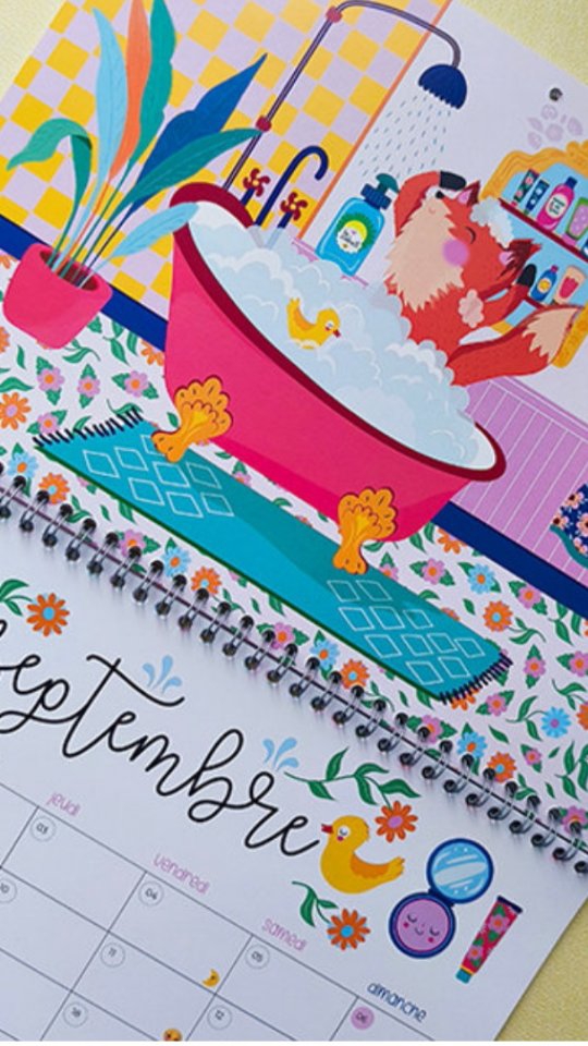 Il est tout juste arrivé! 🥳
Le calendrier 2026 "zabeil" en série limitée!
Tout doit disparaître 😉
°°°
Je n'ai pas dévoilé toutes les illustrations, il faut ménager quelques surprises.
Je prends les photos dans le week-end pour le mettre en ligne le plus rapidement possible.
Et je vous dis quand c'est bon. ;)
°°°
Bonne journée à vous et j'espère que vous aurez envie de passer 2026 à mes côtés! 🤞
°°°
#2026 #calendrier #illustration #art #humanart #noia #creation #planneraddict #kawaii #cute