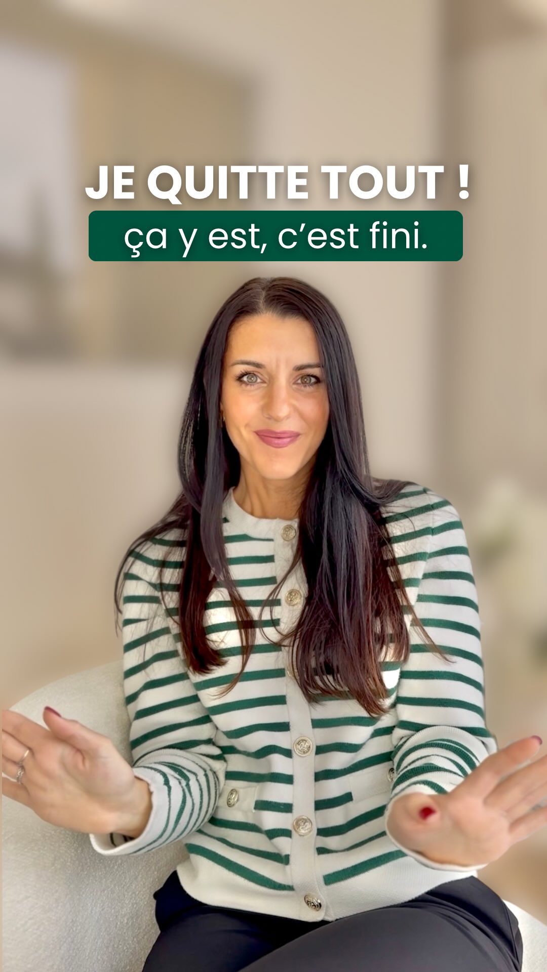 Je laisse derrière moi la sécurité, la structure, le « chemin raisonnable ».
Pour créer ce qui me ressemble profondément.
En 2026, j’ouvre mon cabinet privé 💚
Un espace intime.
Un cadre expert.
Une approche différente.
Cette annonce est la première : je vous partagerai, dans les prochaines semaines, l’expérience que j’ai imaginé, mes services, et la vision qui guide ce projet 💫
Merci de me suivre dans ce projet incroyable 🥲
#lancement #cabinet #pertedepoids #entrepreneur #ouverture #2026