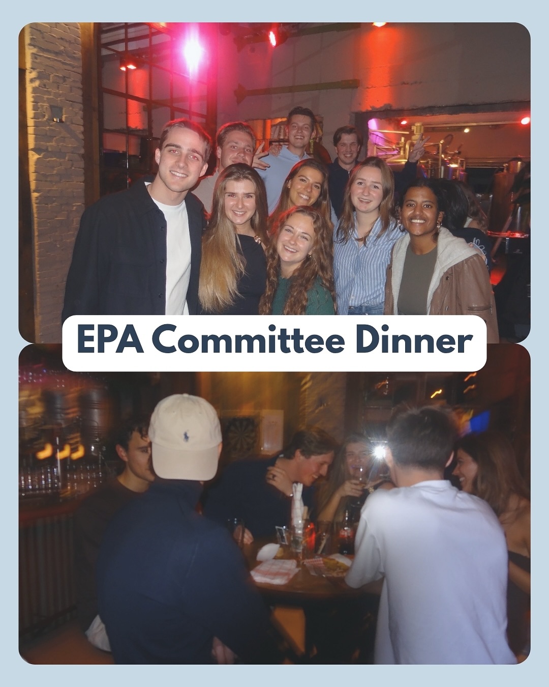 EPA Committee Dinner ๐ฝ๏ธ๐
Nothing beats dinner with the committee crew. So much more than just a committee, this is the best crew! Great food, flowing drinks and non-stop laughter. Already looking forward to the next one! ๐ซถ๐ฝ