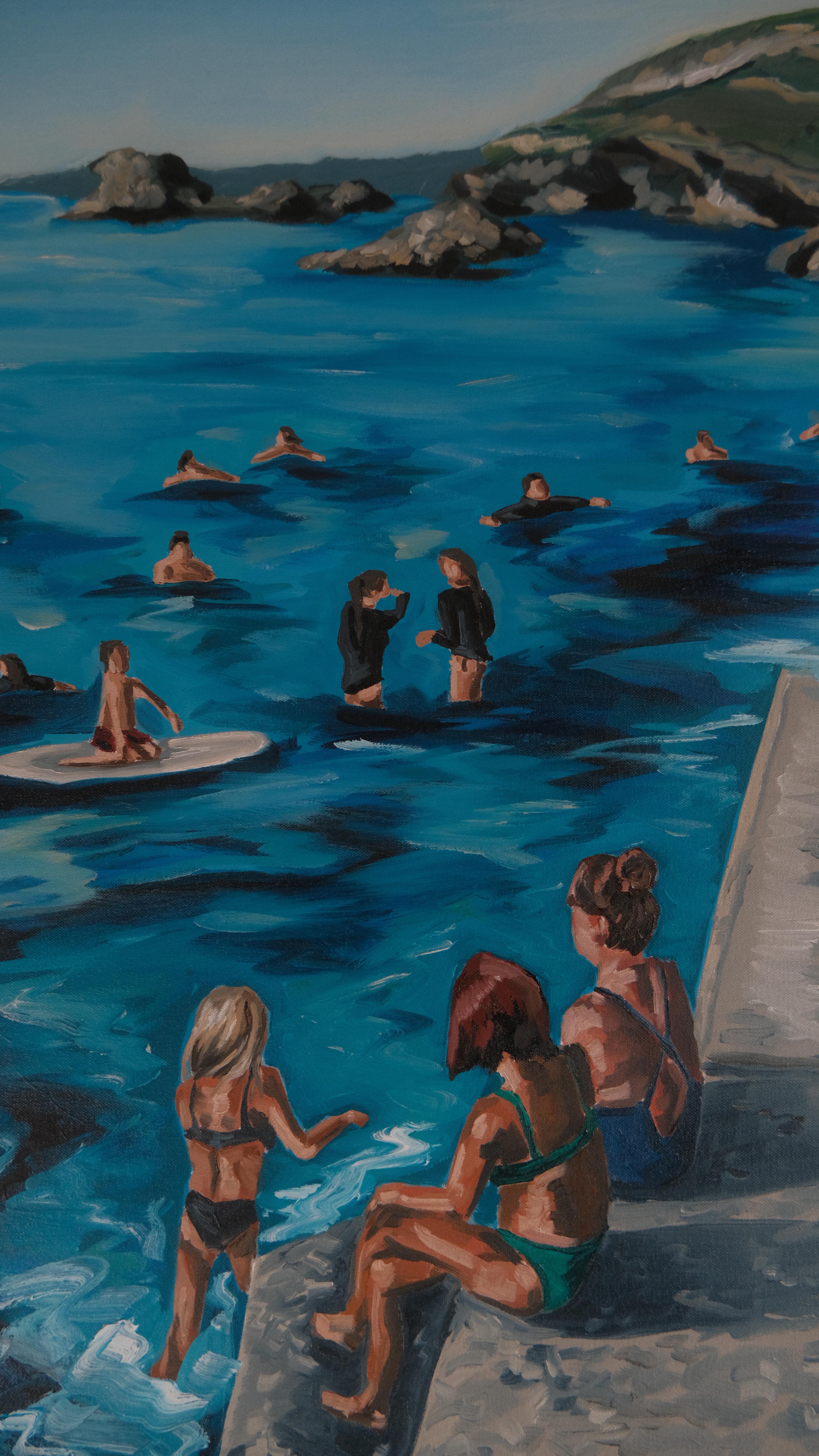 The finished painting 🌊 I’ve never repainted the same reference photo before and it was so interesting to see how I painted this one differently and what I learnt from the original piece.
#art #artist #artwork #canvas #canvaspainting #wip #oilpaint #oilpainter #oilpainting #seascape #workinprogress #paintingprocess #cornwall #summerpainting #cornishart #cornishartist #creative #foryou #fyp