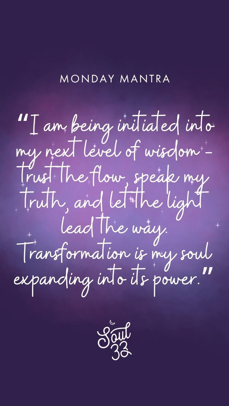 Things are beginning to ease, and a new way of living is emerging, guided by flow and simplicity. Take it one day, one task at a time. This gentle pace allows you to recognize your potential and release old beliefs that no longer serve you. ✨
You are receiving energetic downloads that support your abundance. There is a red ribbon around a gift waiting for you to cut through, a symbol of something ready to be revealed. Make a wish and believe in it. 🎁
A new version of you is emerging, expressive, inspired, and unafraid to be seen. Begin to write, create, and share from your heart. The darker, shadow aspects that once held you back no longer have power over you. ✨
There is a bridge before you, a connection to new opportunities. 🌉 Cross it with faith, but remember not to burn bridges from your past. Trust yourself, act with integrity, and be courageous.
Themes: Initiation, Clarity, Flow, and Expansion 🔎💧🕯️🌟
🦂 Mercury Cazimi in Scorpio (Nov 20) brings clarity, insight, and empowered communication. Trust intuition and realign intentions.
♐️ Sagittarius Season (Nov 22-Dec 21) encourages growth, exploration, and higher knowledge. Release rigid thinking and embrace outward expansion.
🌑 New Moon in Scorpio (Nov 20) opens the door for deep transformation. Go beneath the surface, confront old patterns, and release what no longer serves you. This is a time to plant seeds for your next chapter.
🕯️ Embrace your role as a Light Worker. Your gifts and inner light catalyze transformation and abundance. Trust your intuition, follow the flow, and step confidently into your wisdom and power.
New Moon Action:
1. Clear & Release: 🔥 Write one belief, fear, or habit you’re ready to shed. “I release what no longer serves my growth.”
2. Set Your Intention: 🎯 Write one intention starting with “I am ready to…” reflecting your next level of wisdom.
3. Activate the Gift: 🎁 Visualize cutting a red ribbon. “I now open to receive the gifts of this new beginning.”
4. Anchor in Silence: ⚓️ Sit in stillness, letting the energy settle. Listen for intuitive guidance.
Read the full Monday Mantra on The Beacon by Soul33 app.