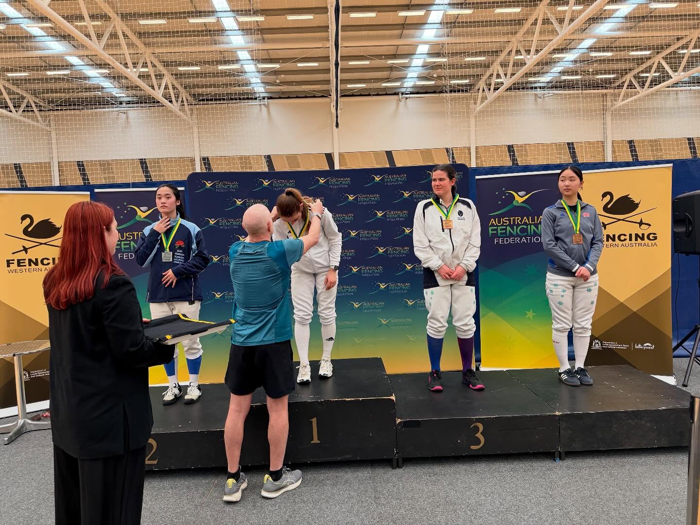 Congratulations to our VRI fencers on the podium at the AFC # 3 in Perth today
Women’s epee
Gold - Katarina Egan
Super Kat !
#fencingmelbourne #fencingnearme #swordplay #learntofence #fencingrichmond3121 #adultbeginnerfencing #fencingsport #olympicfencing #fencingclub #fencingclubnearme #fencingclubrichmond #vrifencing #fencingvictoria #melbournefencingclub #adultfencing #epeefencing #fencingaustralia #richmond3121 #richmond#juniorfencing #beginnerfencing