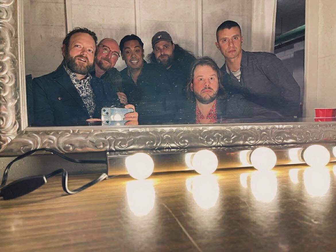 Just before stage time.